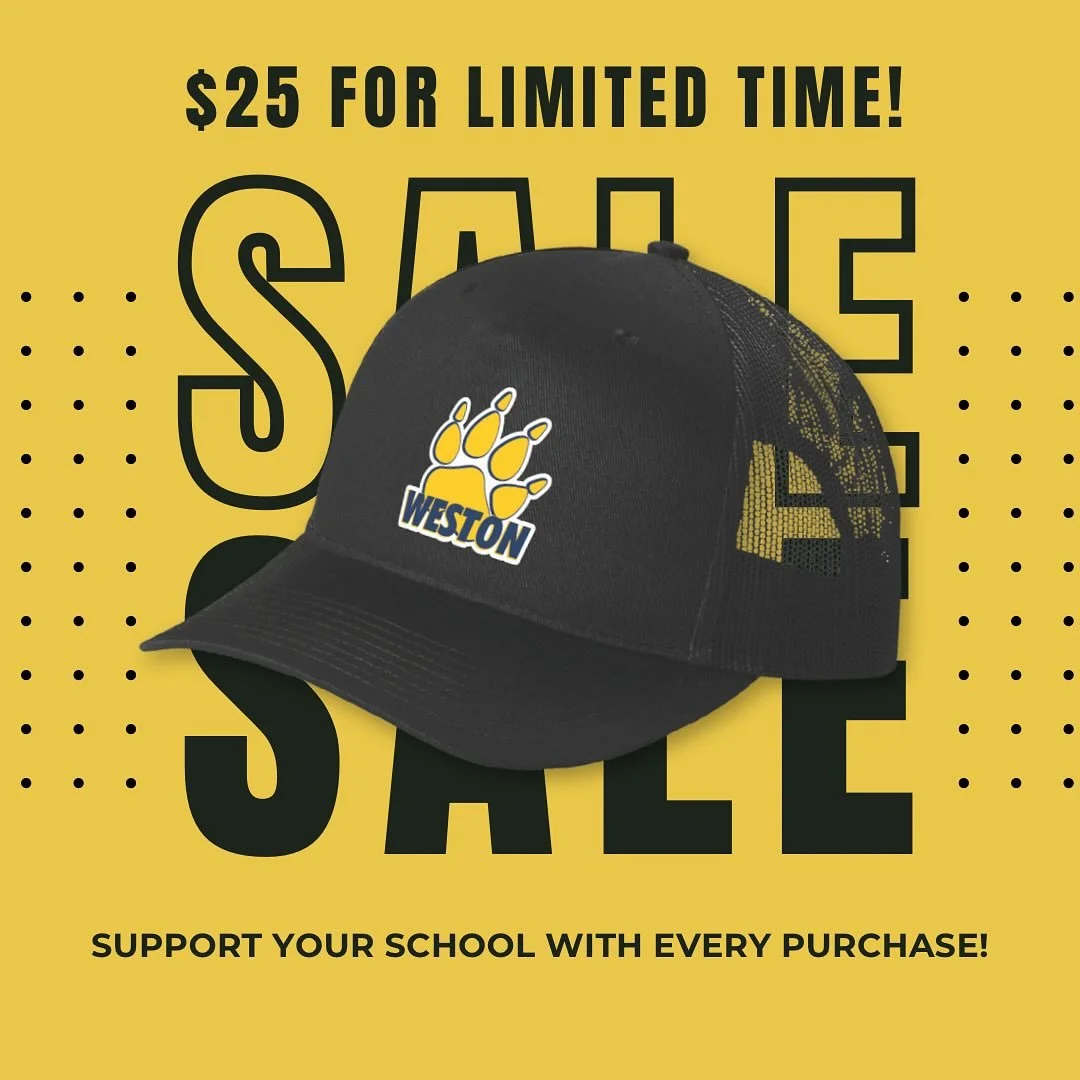 Show off your school pride every time you wear the official trucker hat from @imagineweston! Get yours today for $25