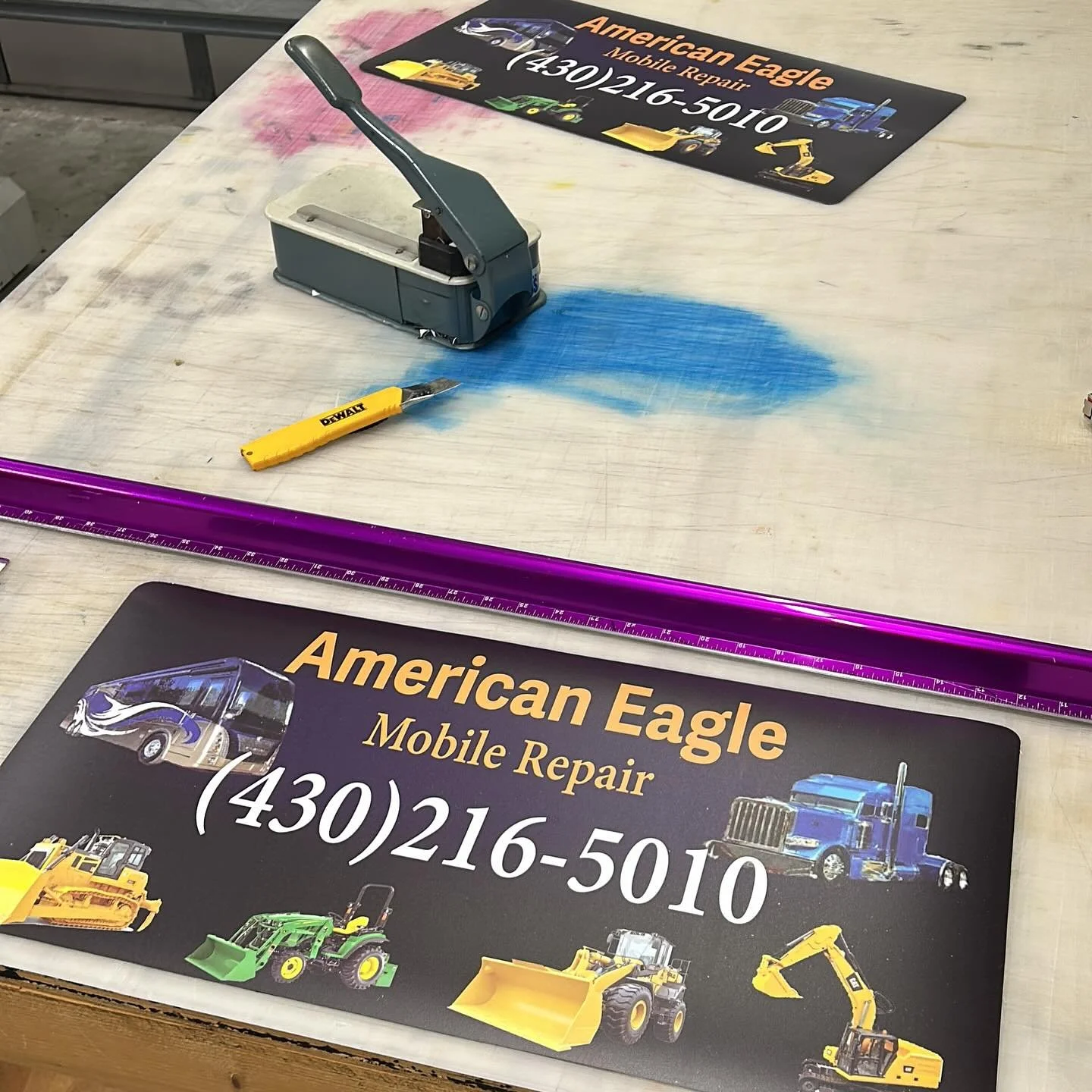 Car magnets, ready in one hour!