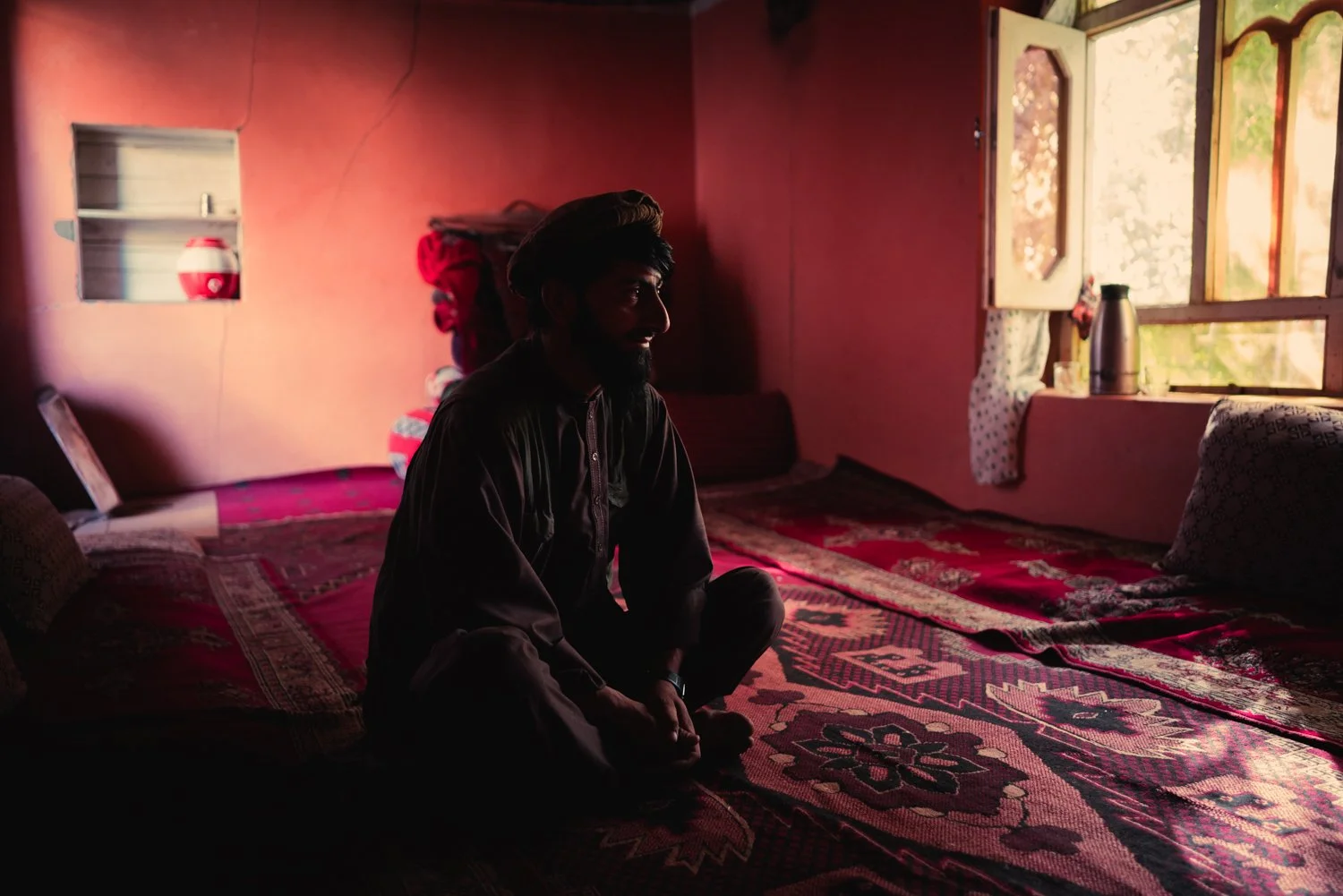  Muhammad Nazabik, the headman from Sekwow village, elected as chief at just 32 years old on the basis of his intelligence and education 