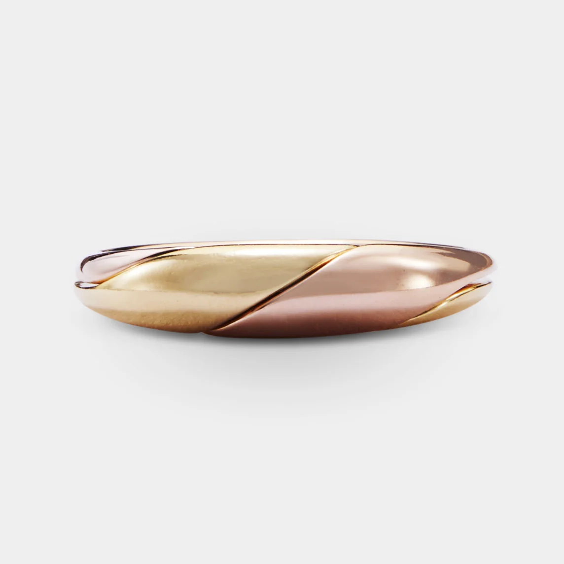 Swirl Gimmel Ring