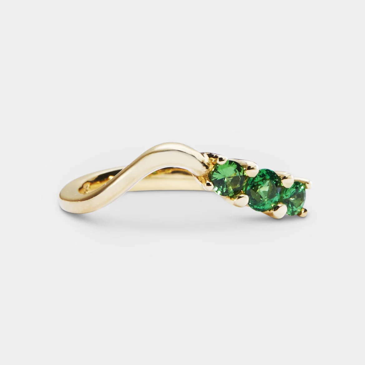 Shoop Ring with Tsavorite Garnet