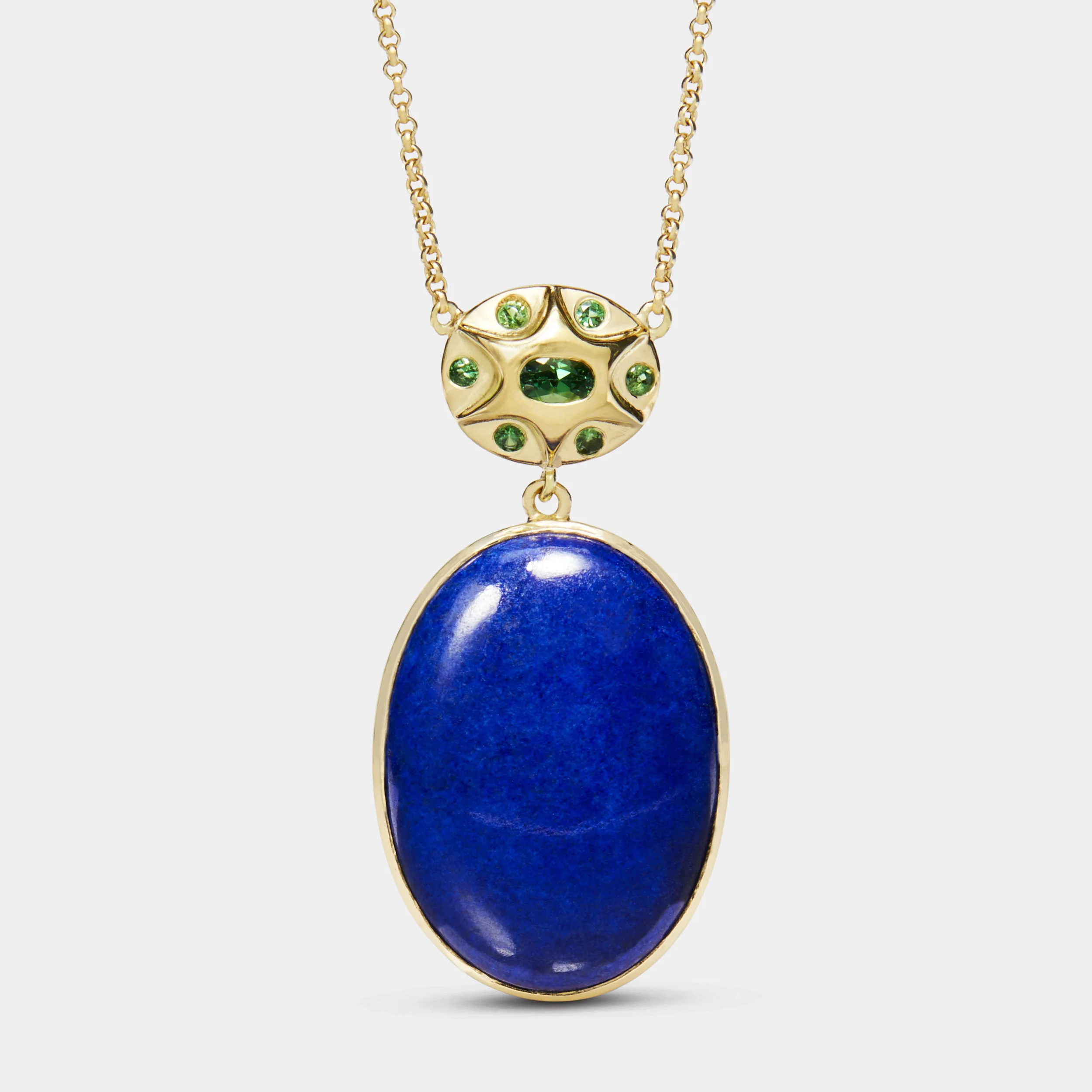 Sagan Necklace with Tsavorite Garnet