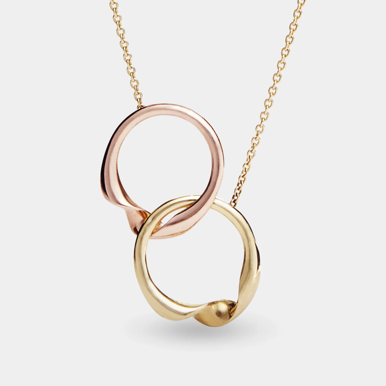 Swirl Gimmel Necklace