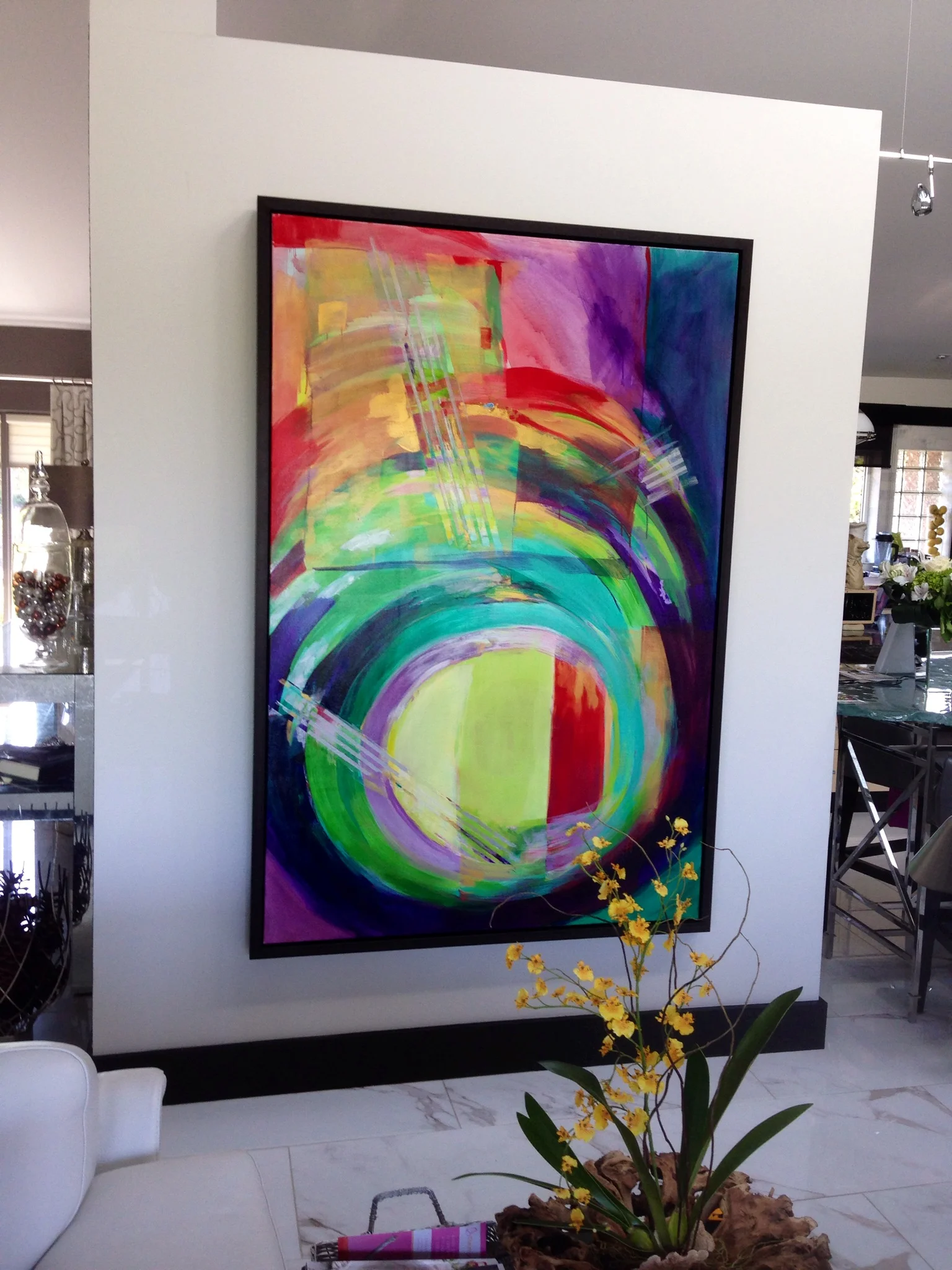 '"kati is an incredibly talented artist and highly professional. she responded to all of our needs while creating this custom piece...just for our space...." jOAN & mEL, CAMBRIDGE, ON