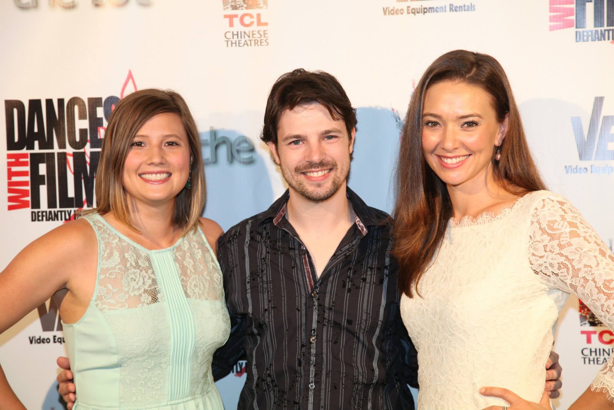 Director Emily Moss Wilson, Co-Writer Larry Soileau, and Star Austin Highsmith at the World Premiere of DRINK.