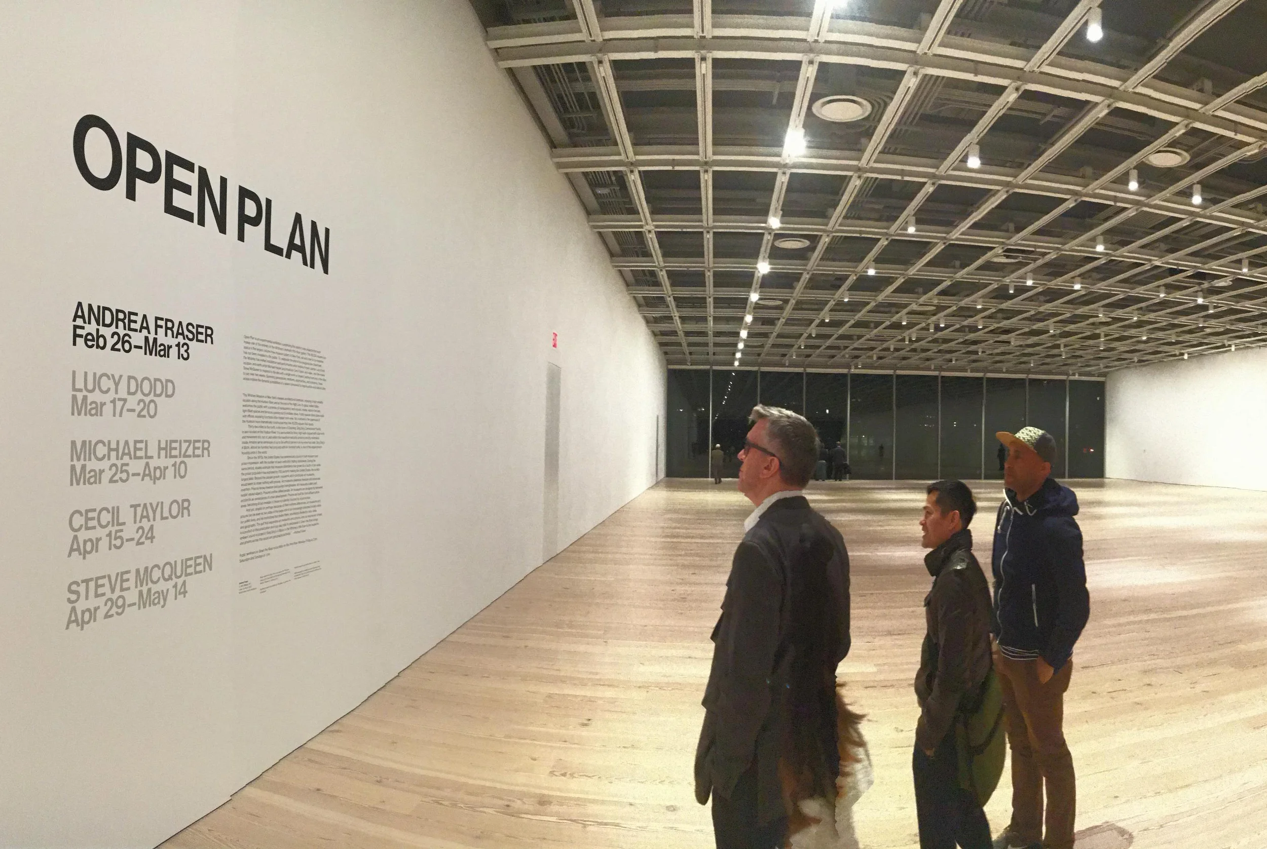 Open Plan at the Whitney