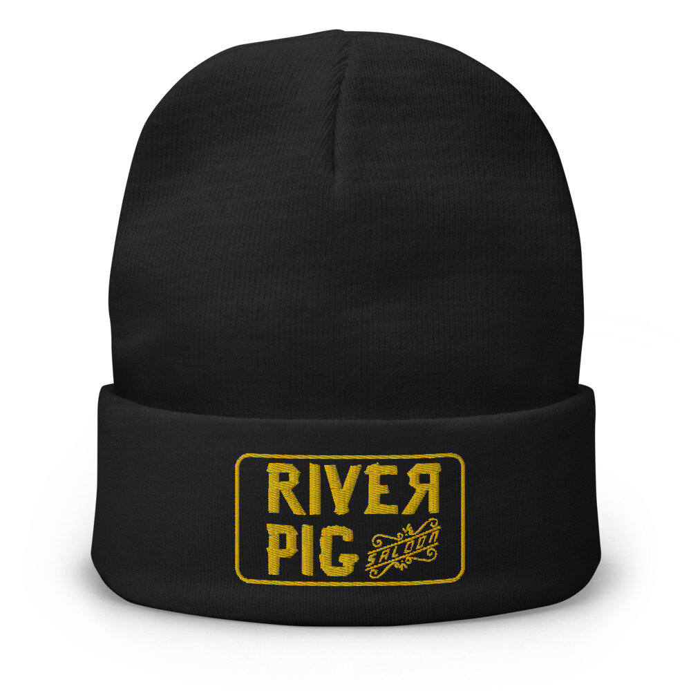 Classic Pig Beanie (Navy)