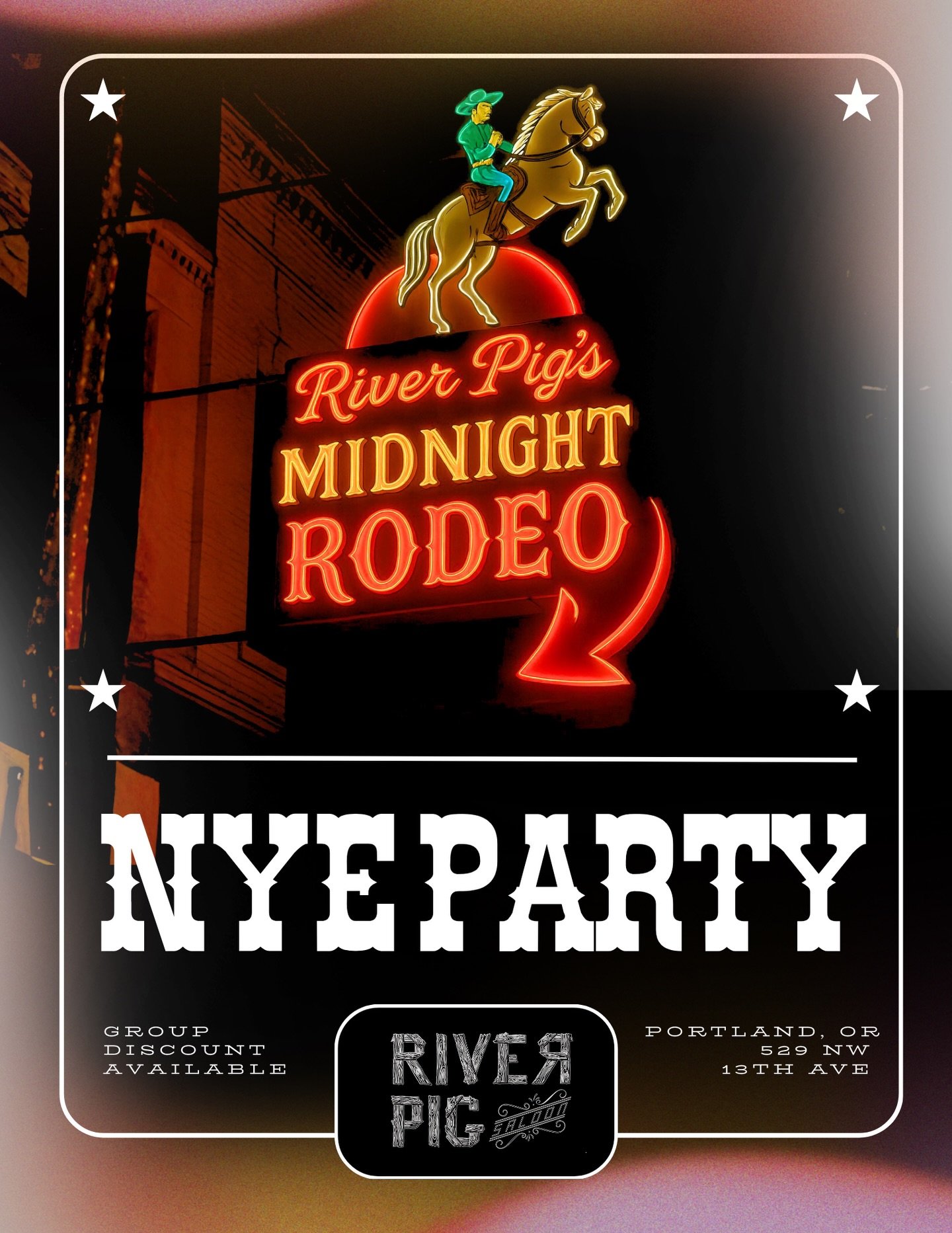 The NYE Midnight Rodeo is only a few days away&hellip; secure your tickets today, link in bio. 🤠🍾

#newyearseve #pdxnightlife #pdxevents #bendoregonlife