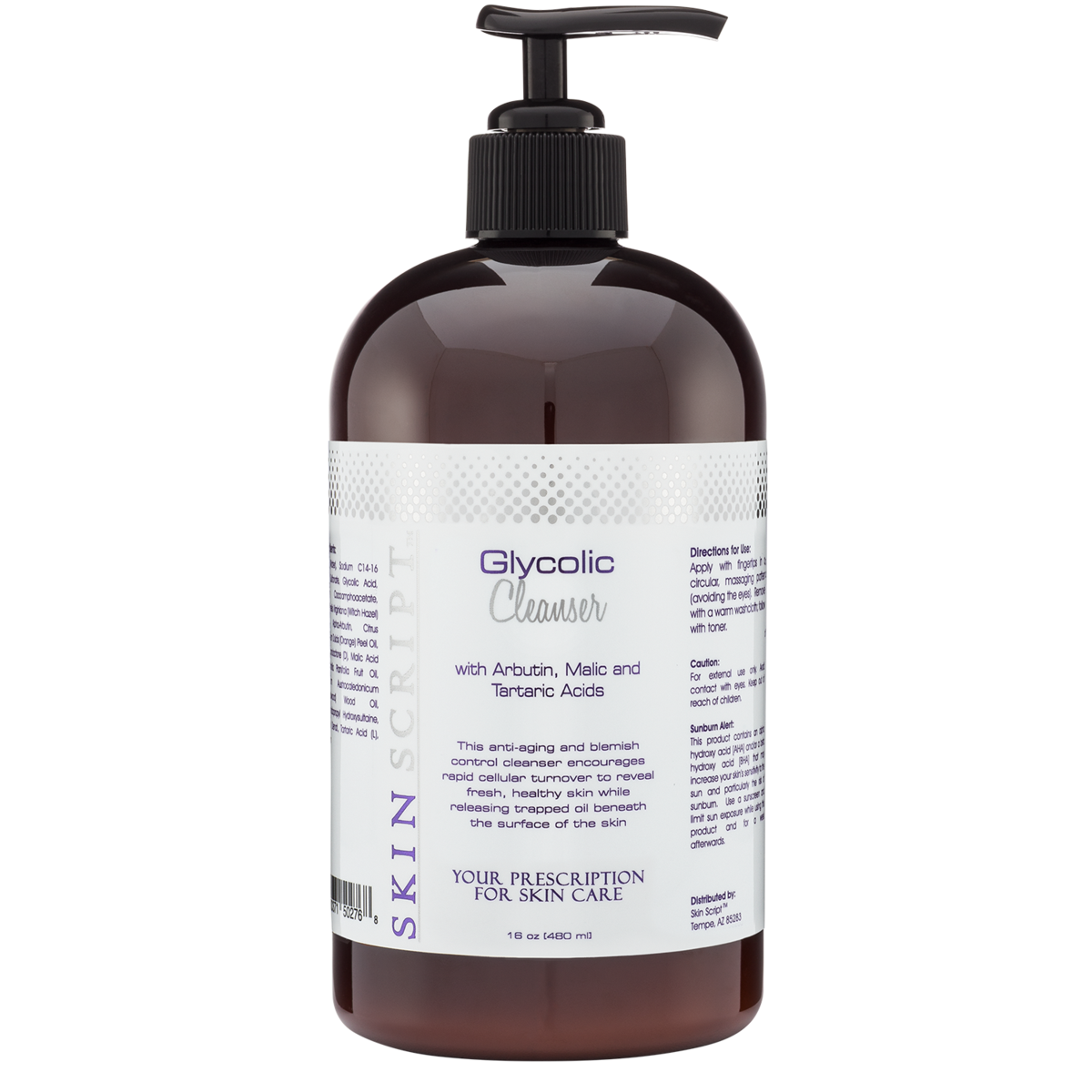 skin script glycolic cleanser