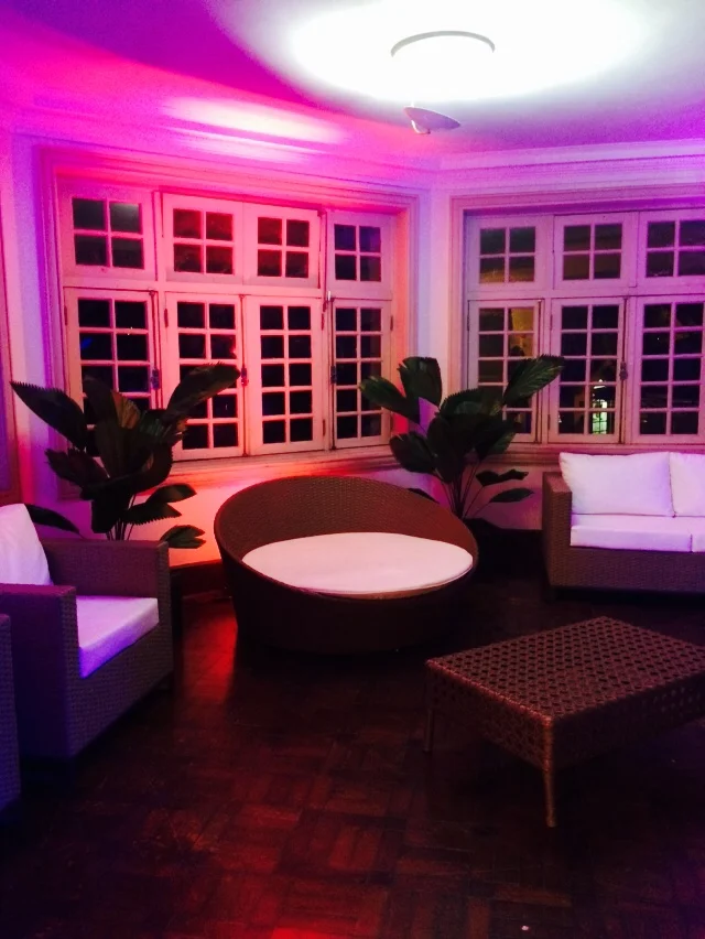 espaço relax na área vip