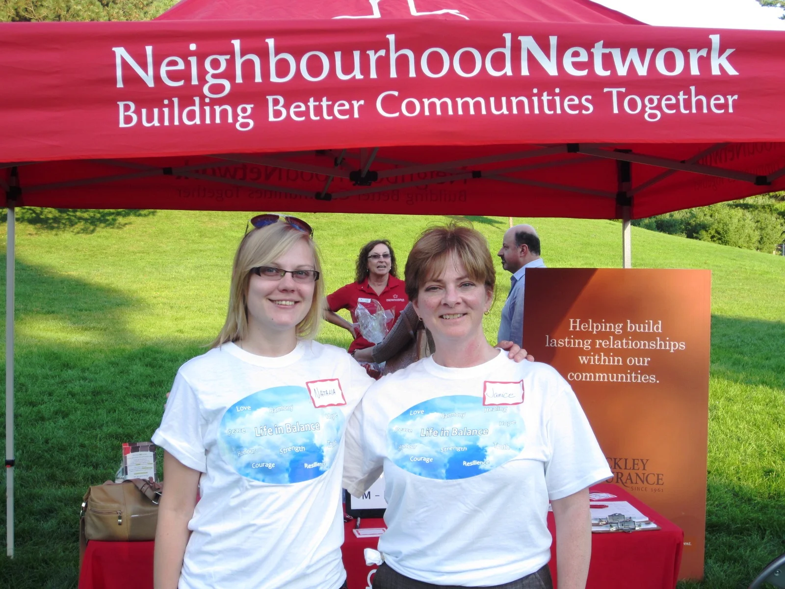 Natalia and Janice at the 2012 Volunteer Appreciation picnic