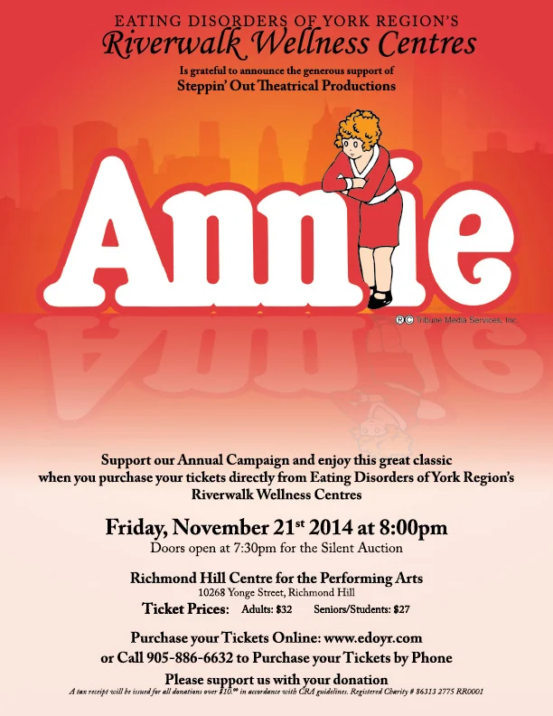 Major Annual Fundraising Event "Annie!"