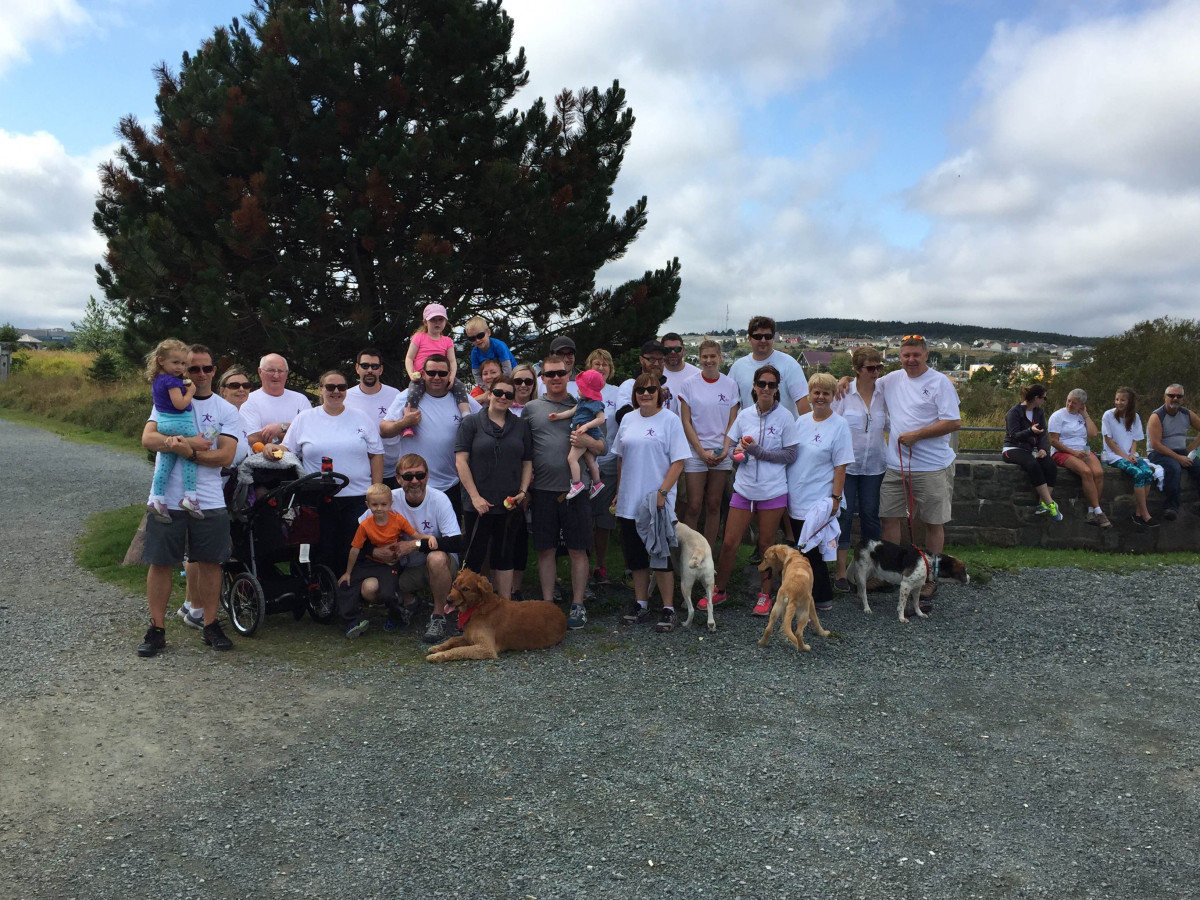 Remembering Renata "Walking Across Canada" in St. John's. NL, where Eating Disorder Foundation of Newfoundland and Labrador kicked off the walk!
