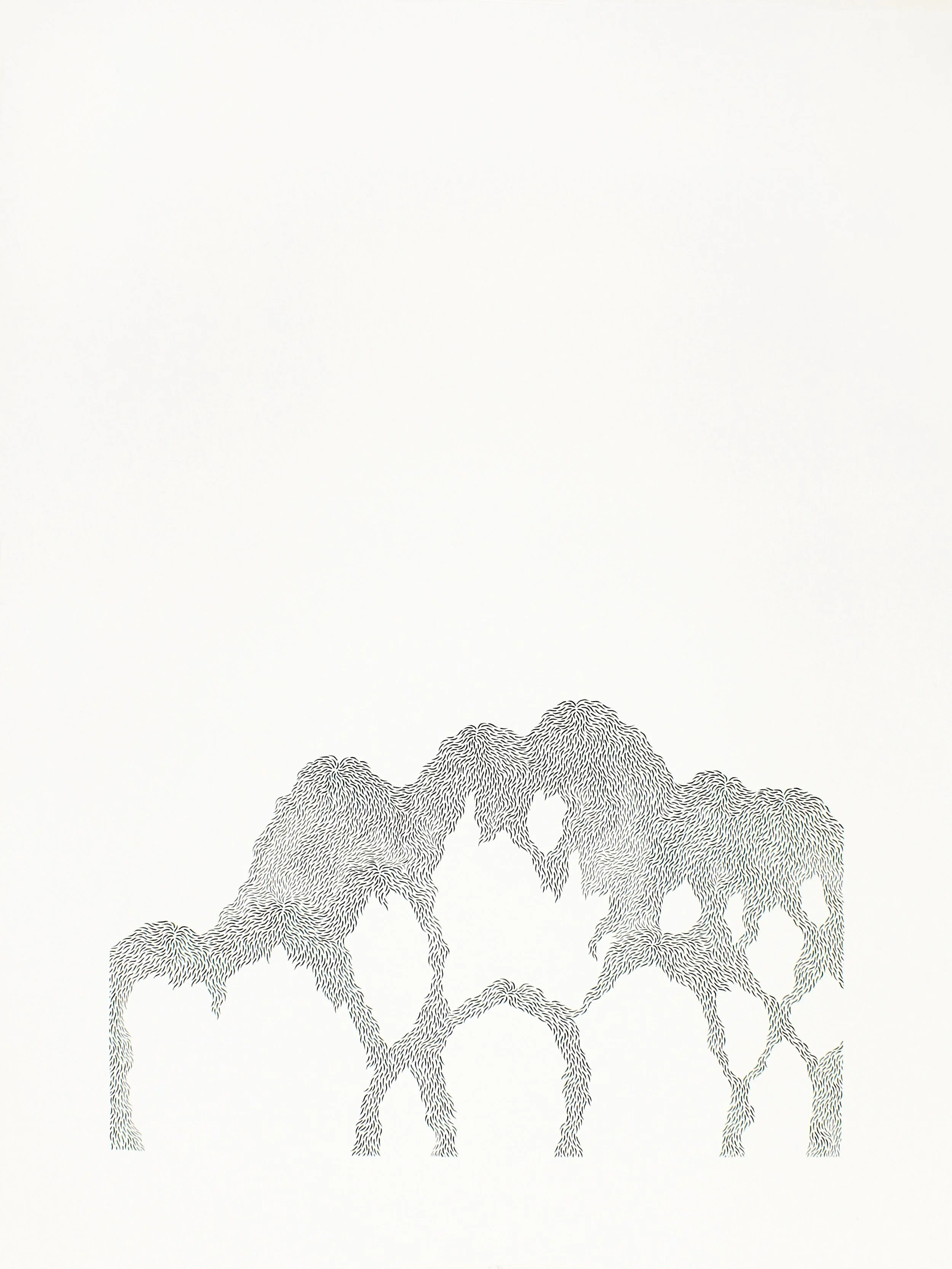 Open Heap 1 (2024), pen and paper, 30x22” (Copy)