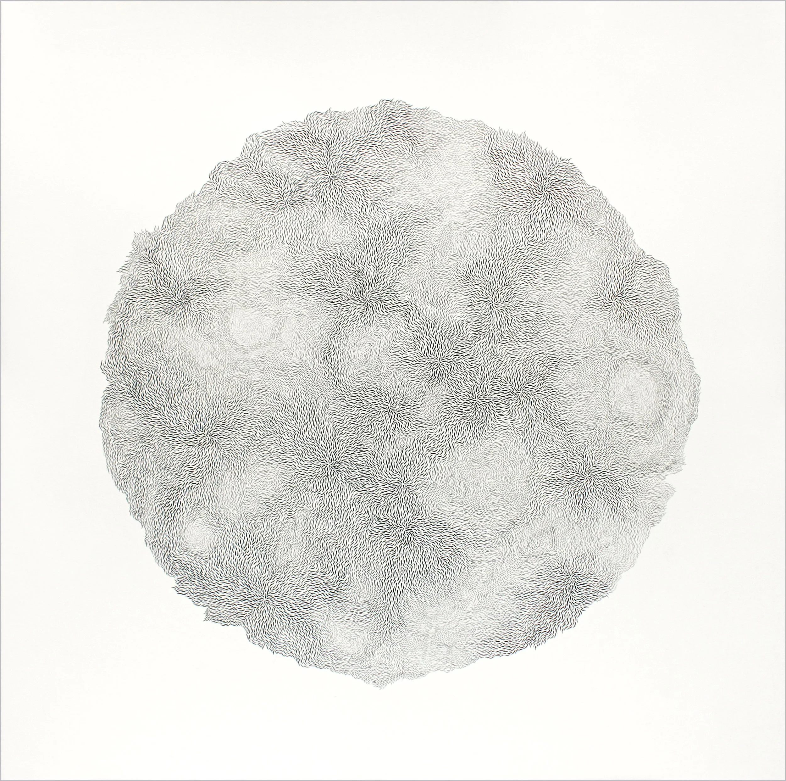 Orb I (2023) pen and paper, 30" x 30" (Copy)