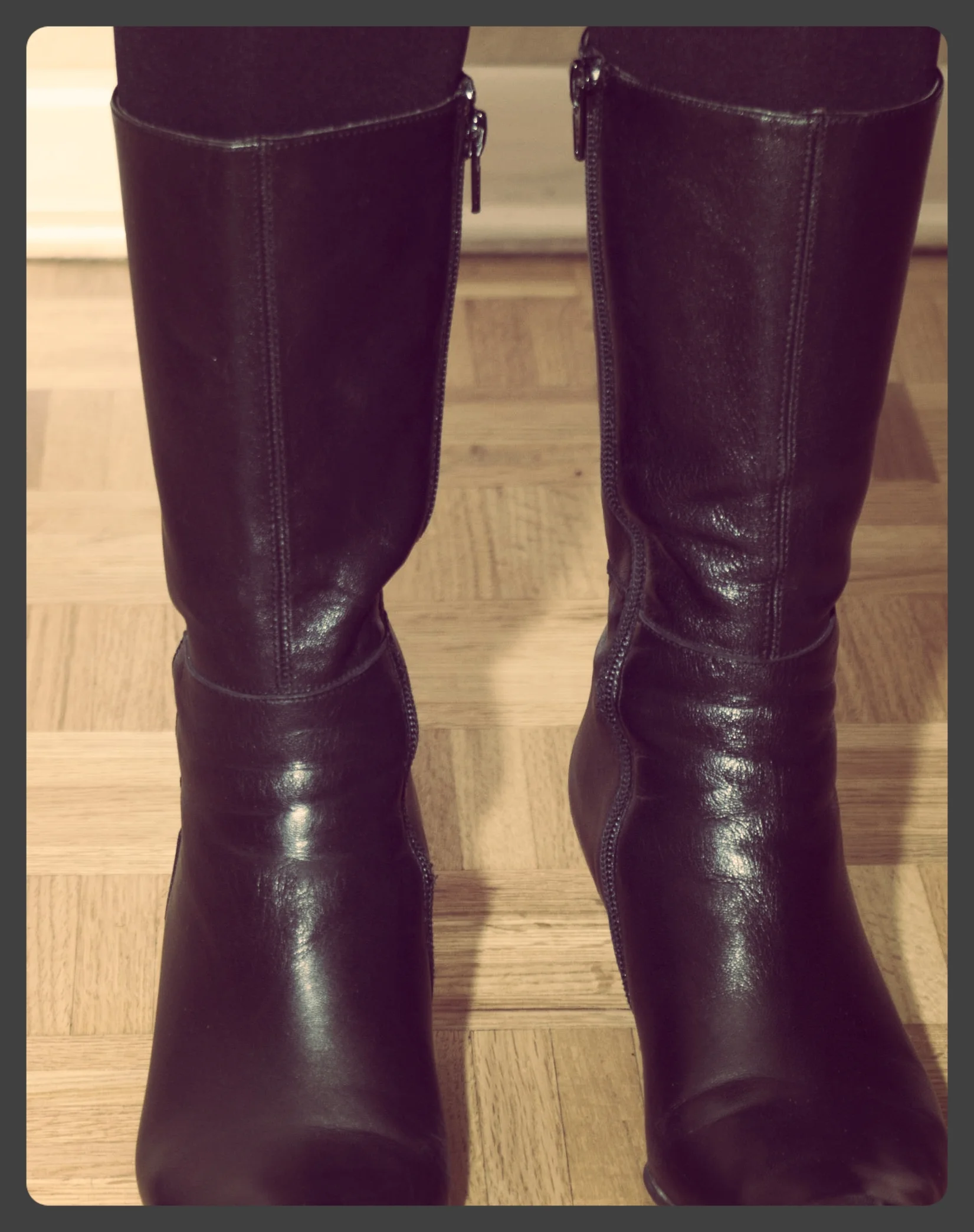 Wear a skirt above the knee with tonal tights and pair this with mid-calf heel boots.
Normal
0
false
false
false
EN-US
X-NONE
X-NONE
/* Style Definitions */
table.MsoNormalTable
{mso-style-name:"Table Normal";
mso-tstyle-rowband-size:0;
mso-tstyle-colband-size:0;
mso-style-noshow:yes;
mso-style-priority:99;
mso-style-parent:"";
mso-padding-alt:0in 5.4pt 0in 5.4pt;
mso-para-margin-top:0in;
mso-para-margin-right:0in;
mso-para-margin-bottom:8.0pt;
mso-para-margin-left:0in;
line-height:107%;
mso-pagination:widow-orphan;
font-size:11.0pt;
font-family:"Calibri","sans-serif";
mso-ascii-font-family:Calibri;
mso-ascii-theme-font:minor-latin;
mso-hansi-font-family:Calibri;
mso-hansi-theme-font:minor-latin;}