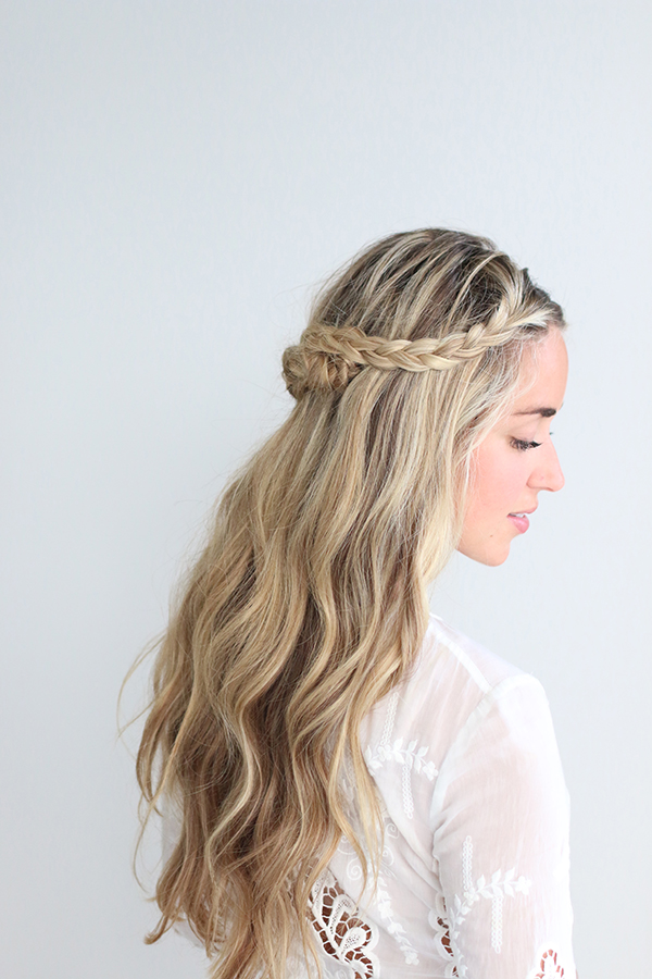 Cara Jourdan | AFLA x Glitter Guide Braided Crown Tutorial