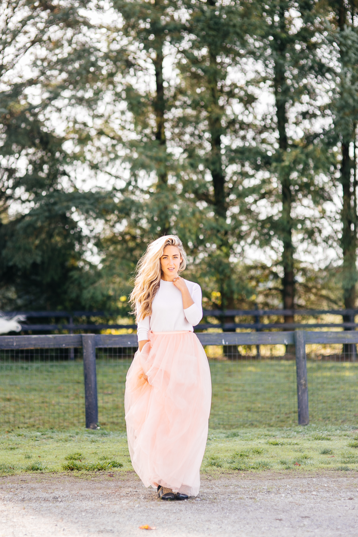 Ted Baker Sweater, Lulu's Skirt , Anine Bing Boots Photography by Britney Gill