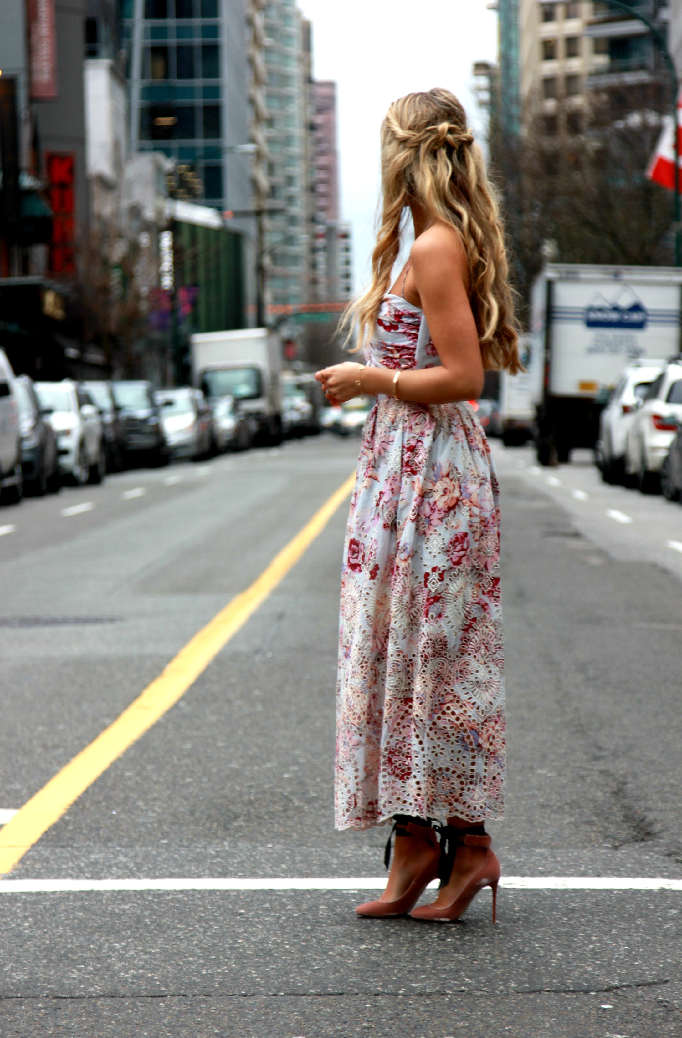 Zimmermann Dress, Jimmy Choo Heels, Tiffany & Co Jewels