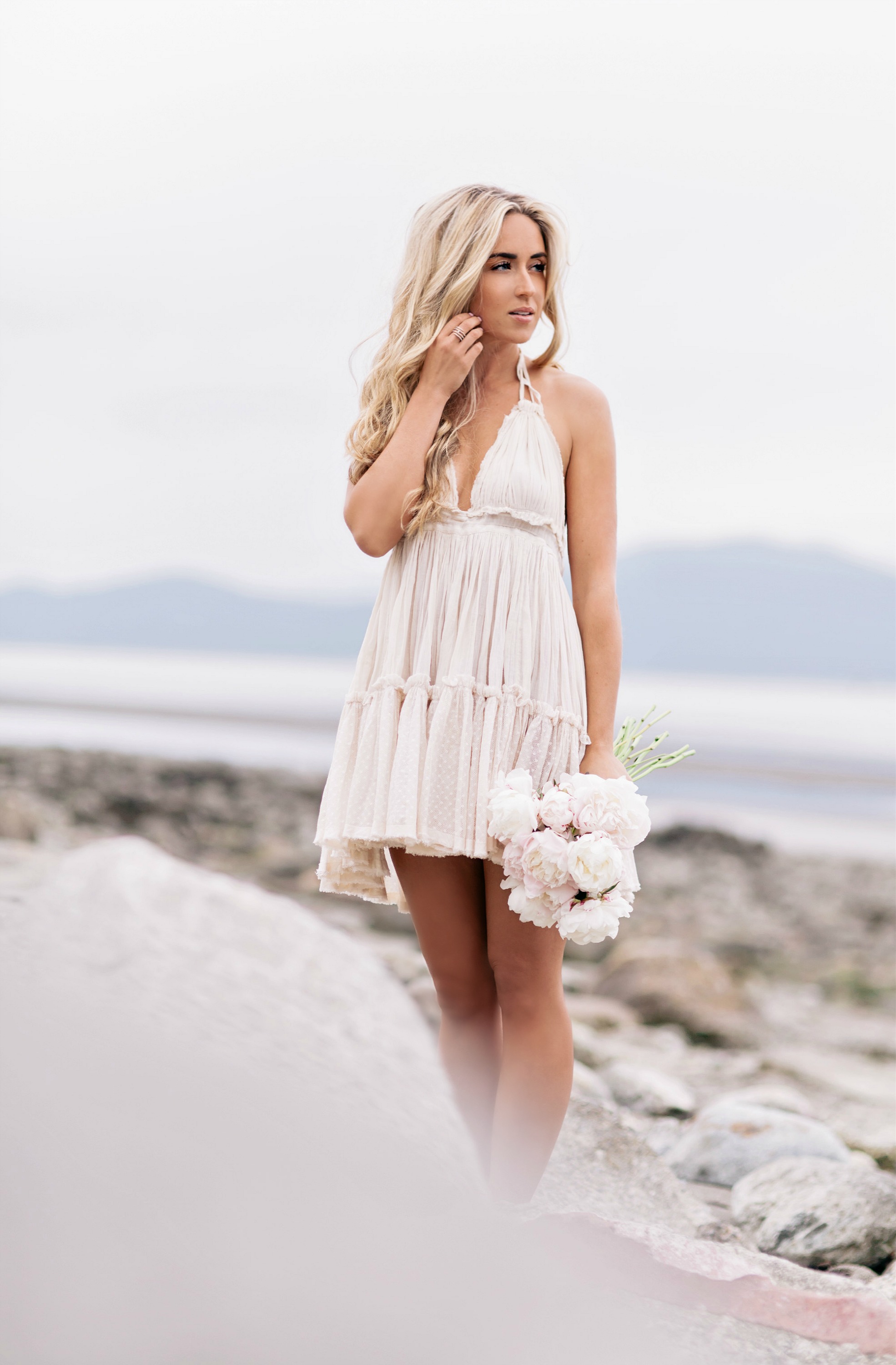 Photography by Allison Kuhl Free People Dress, Swarovski Creativity Coiled Ring