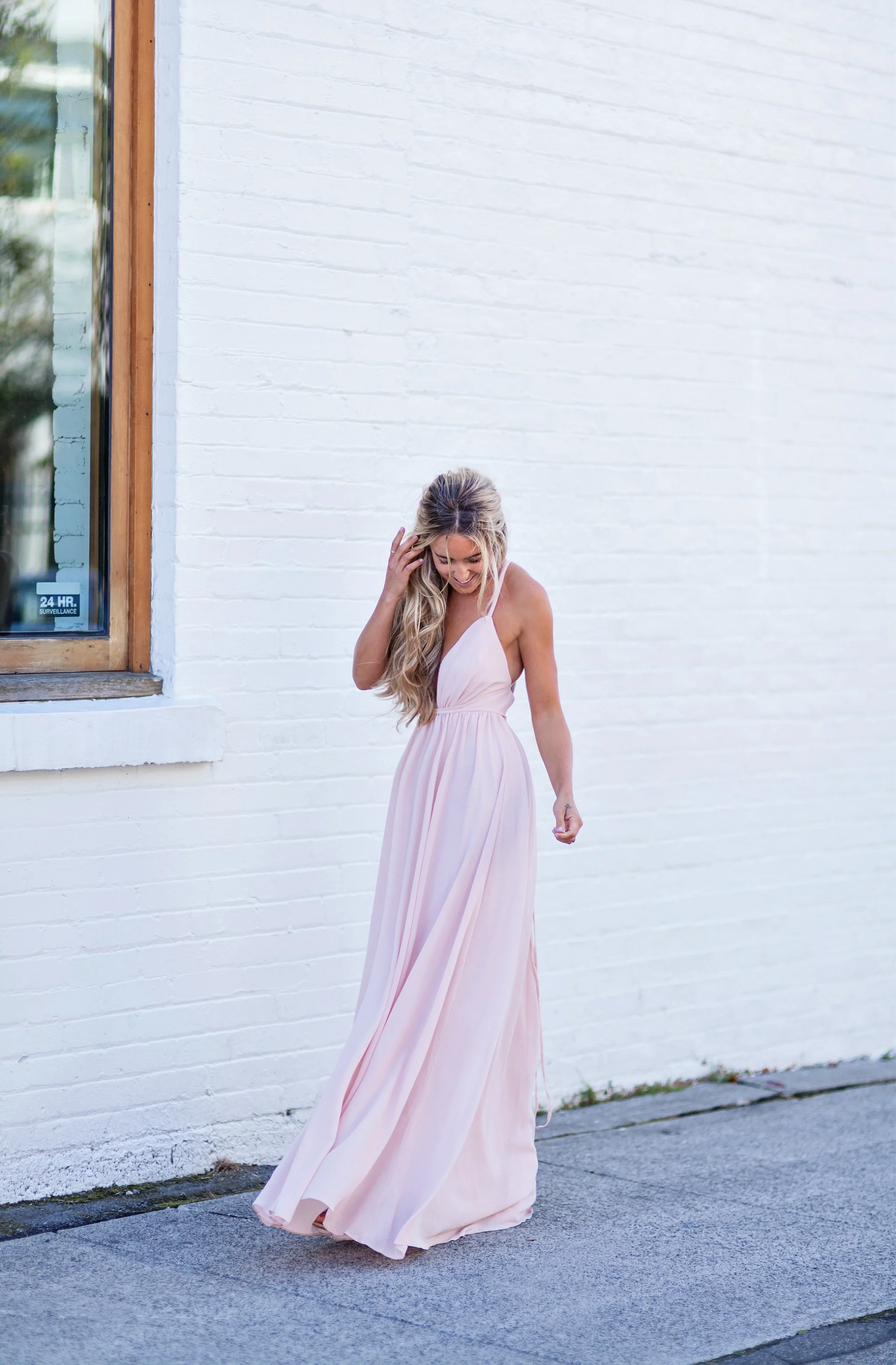 Photography by Allison KuhlLulus Flutter Dress, Alexandre Birman Sandals