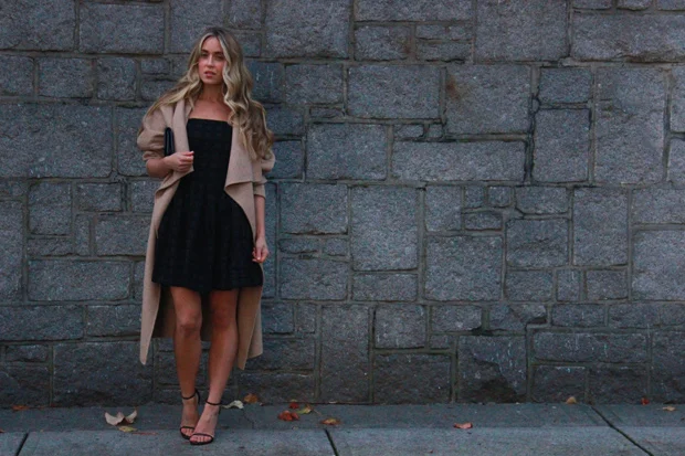 camel + black.