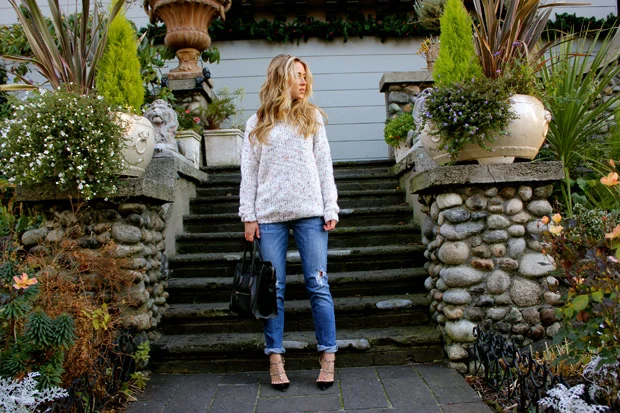 cozy casual.