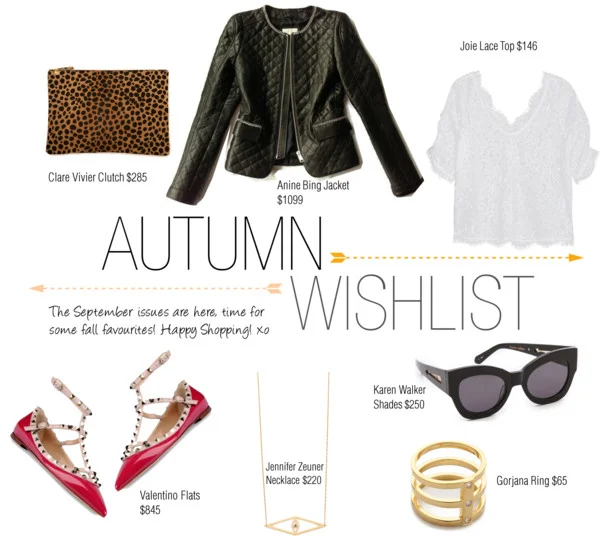 Autumn Wishlist