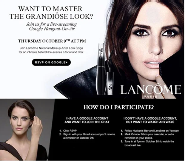 Lancôme Hangout.