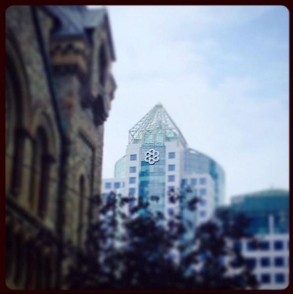 Interesting building in TO, 2015.