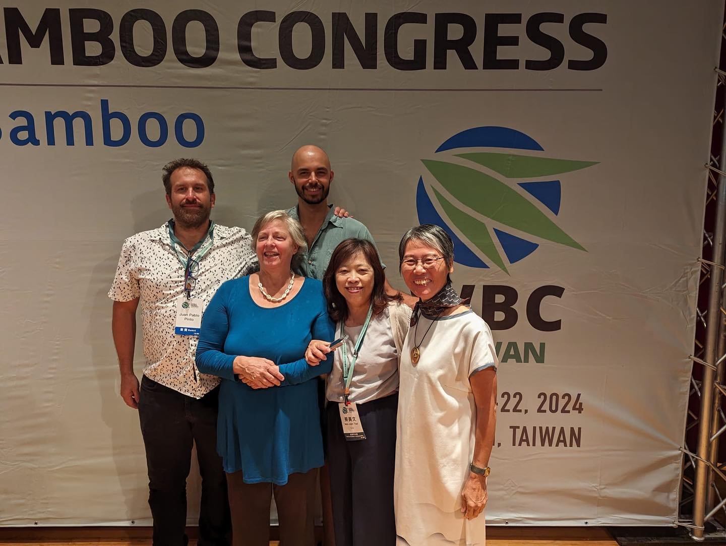 It was such a pleasure to be part of the World Bamboo Congress in Taiwan! @world_bamboo_conference @worldbamboo

As always, it was so inspiring to see everyone&rsquo;s incredible work!

Big thanks to Mei-Wen, Wen-Chih and Li-Fang for your generous ho