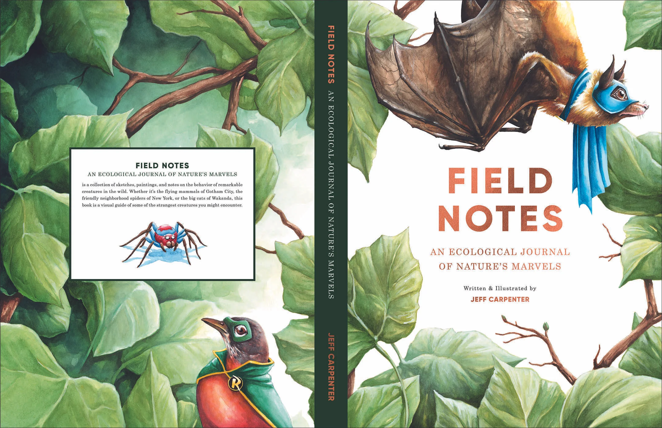 Book Cover. Illustration by Jeff Carpenter, text layout by Wren Bentley.