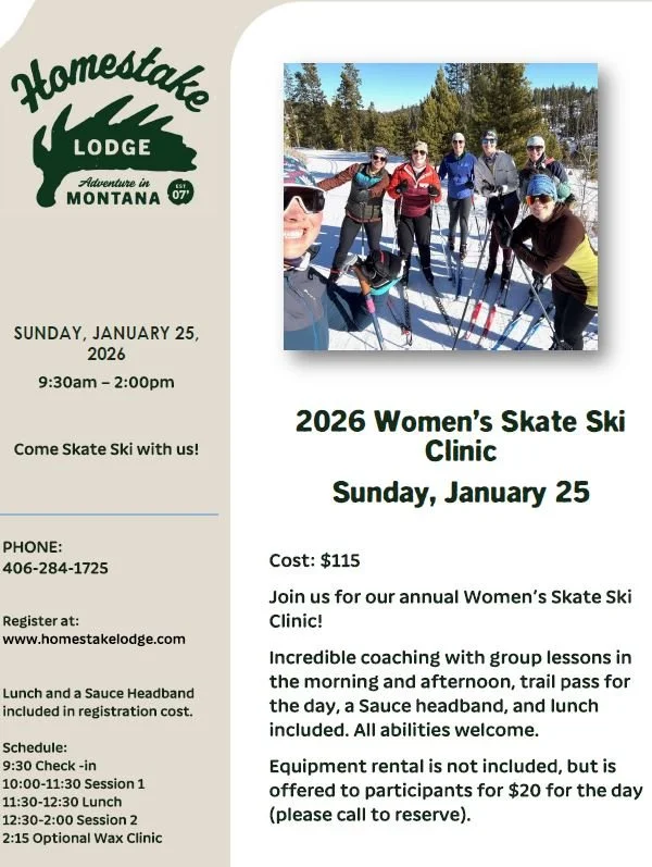 Women's Clinic signups are now live! Go to the &quot;Store&quot; tab on our website. Yahoo!