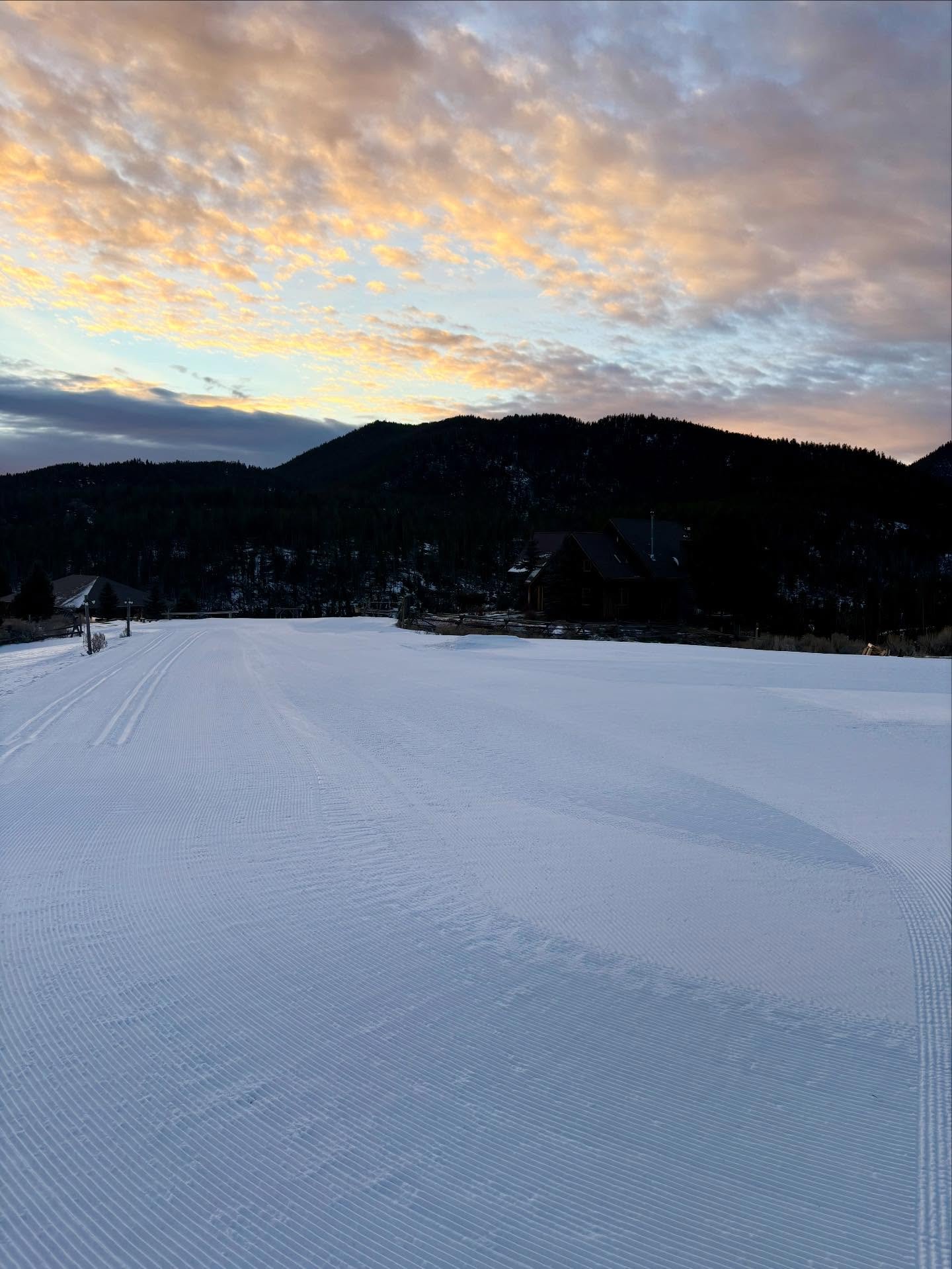 Rolled part of Busy Beavers and PistenBully groomed a half kilometer loop around the Lodge. We did some shoveling so there&rsquo;s a pretty solid out and back on BB. Where we didn&rsquo;t roll is some adventure skiing - good stretches and some bare s