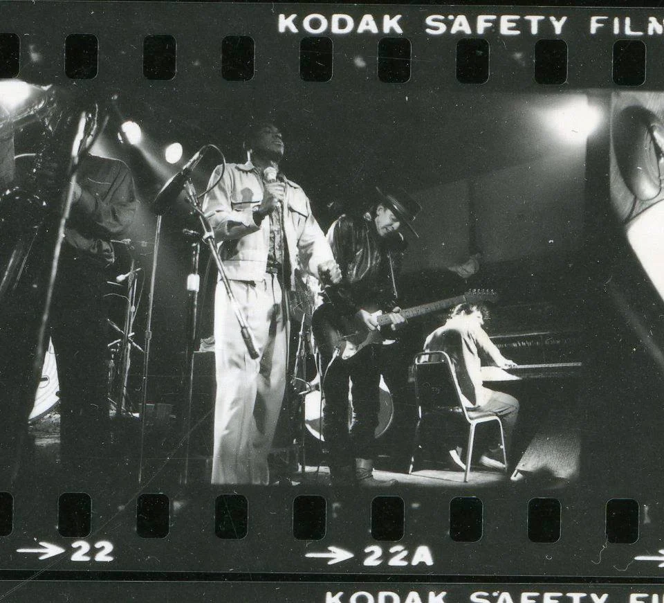Keith Dunn, Stevie Ray Vaughan and Al Copley 1984