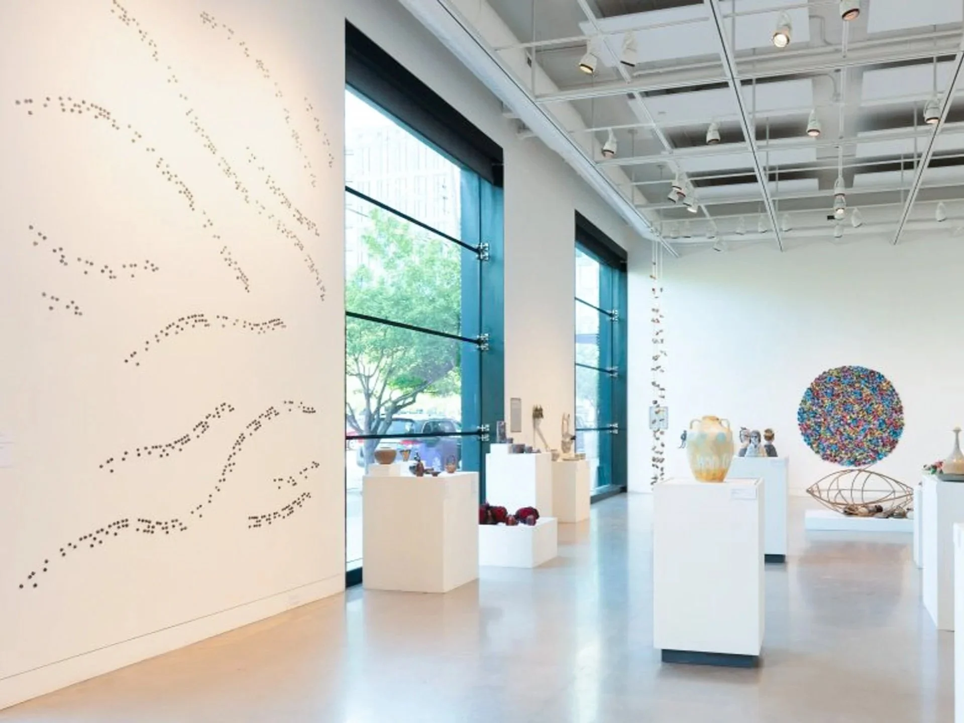 Braille Wall Installation for Full Circle exhibition. Tulsa, OK.
