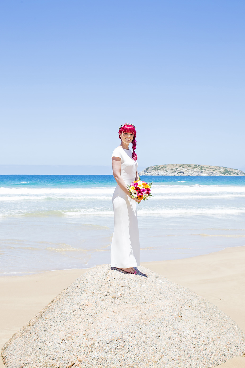Victor Harbour Wedding Photography 019 bride portrait beach.jpg