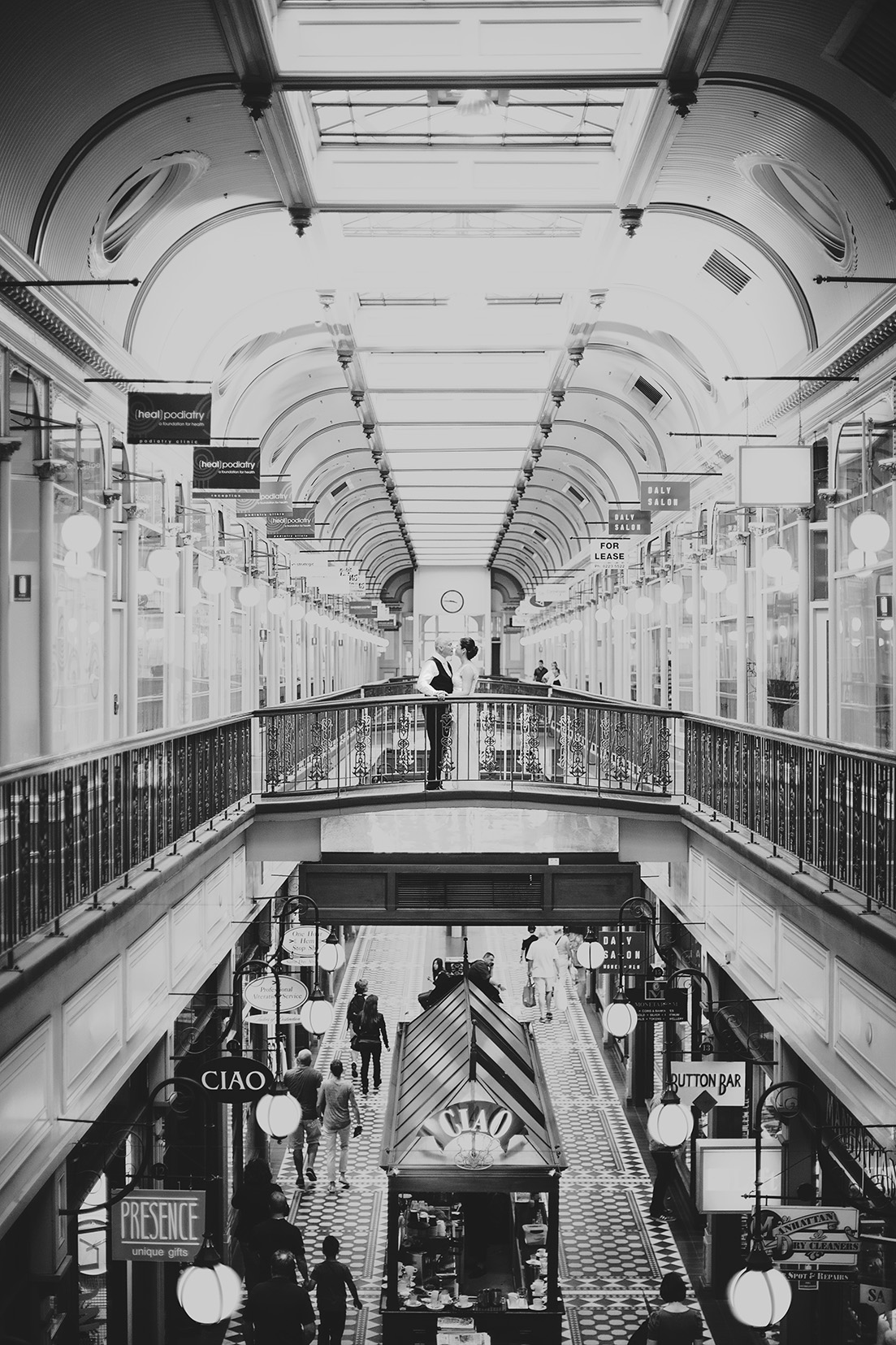 Adelaide Arcade Wedding Photography Portraits 011BW.jpg