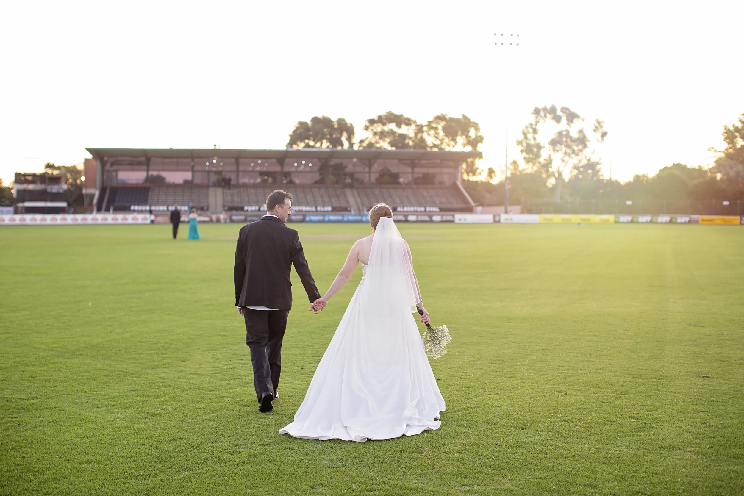 Kirsten & Pat's Fun Port Football Club Wedding