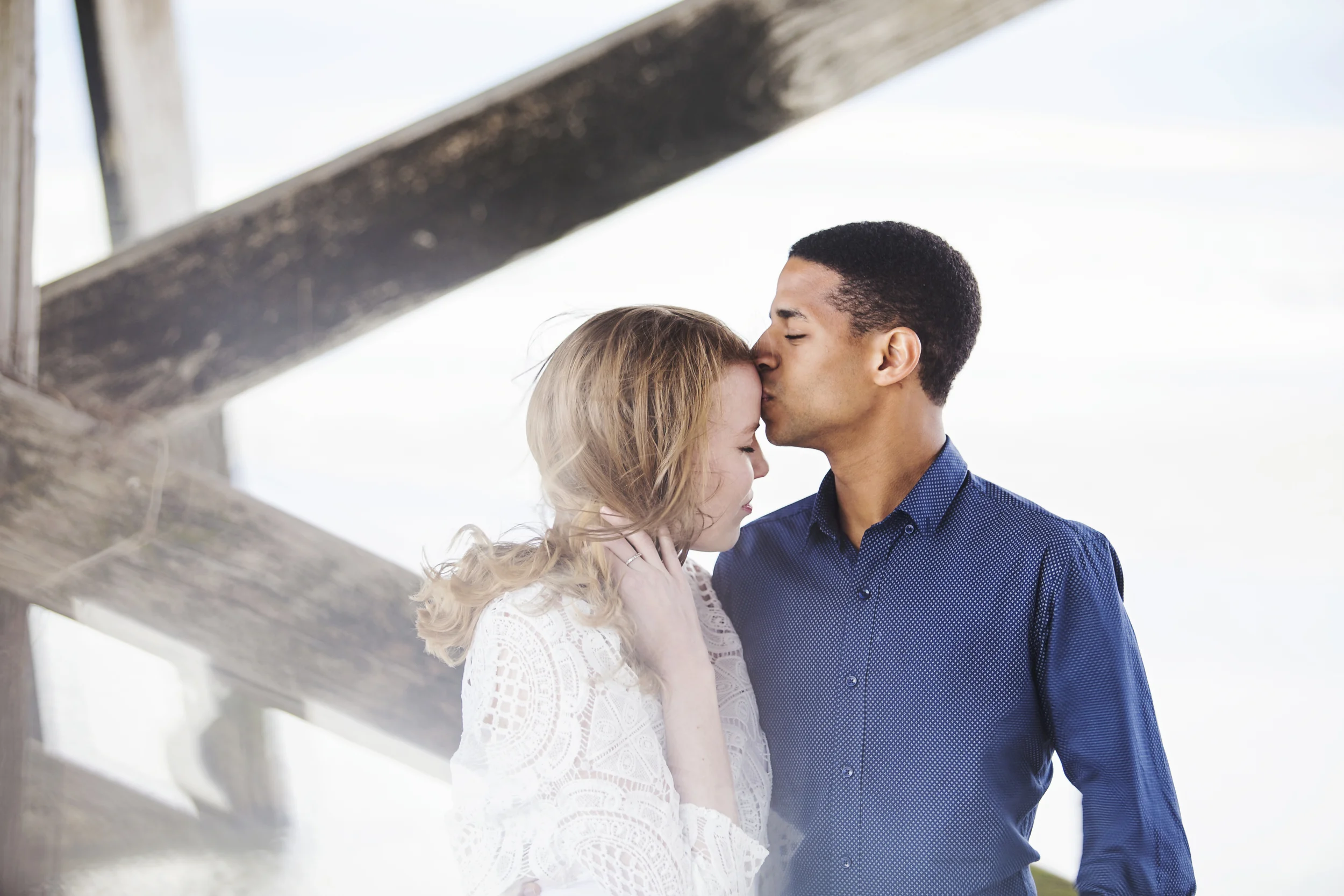Beth & Fabian's Engagement Session at Semaphore Beach