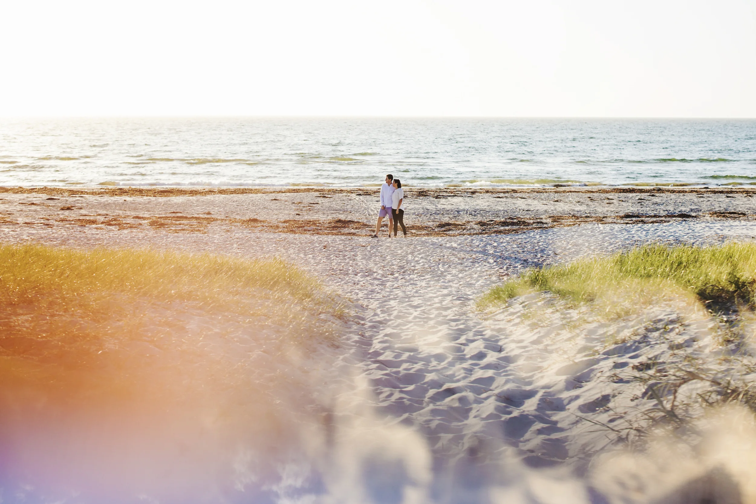 Tom & Mei's Light Filled Engagement Session at the Beach