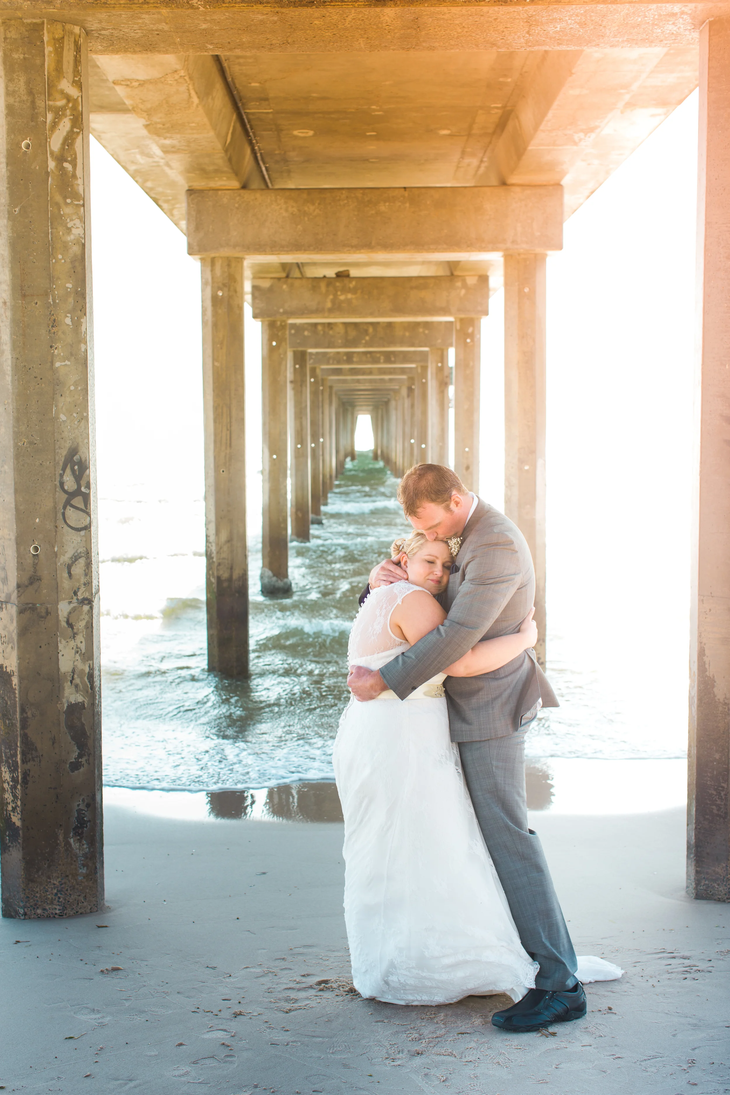 Courtney & Tristan's Beautifully Windy Beach Wedding