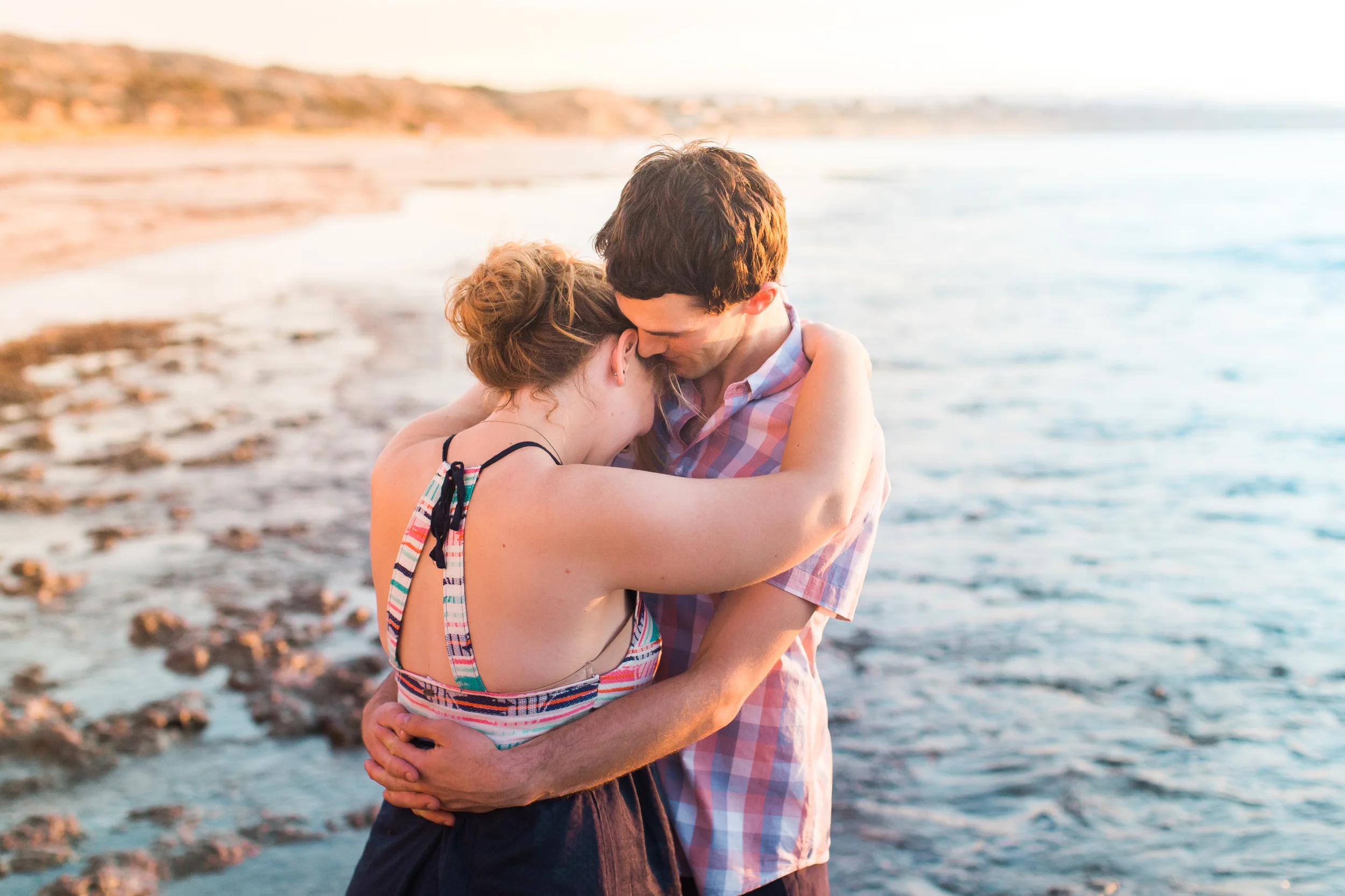 Liam & Krystel's Cute and Fun Beach Engagement Portraits