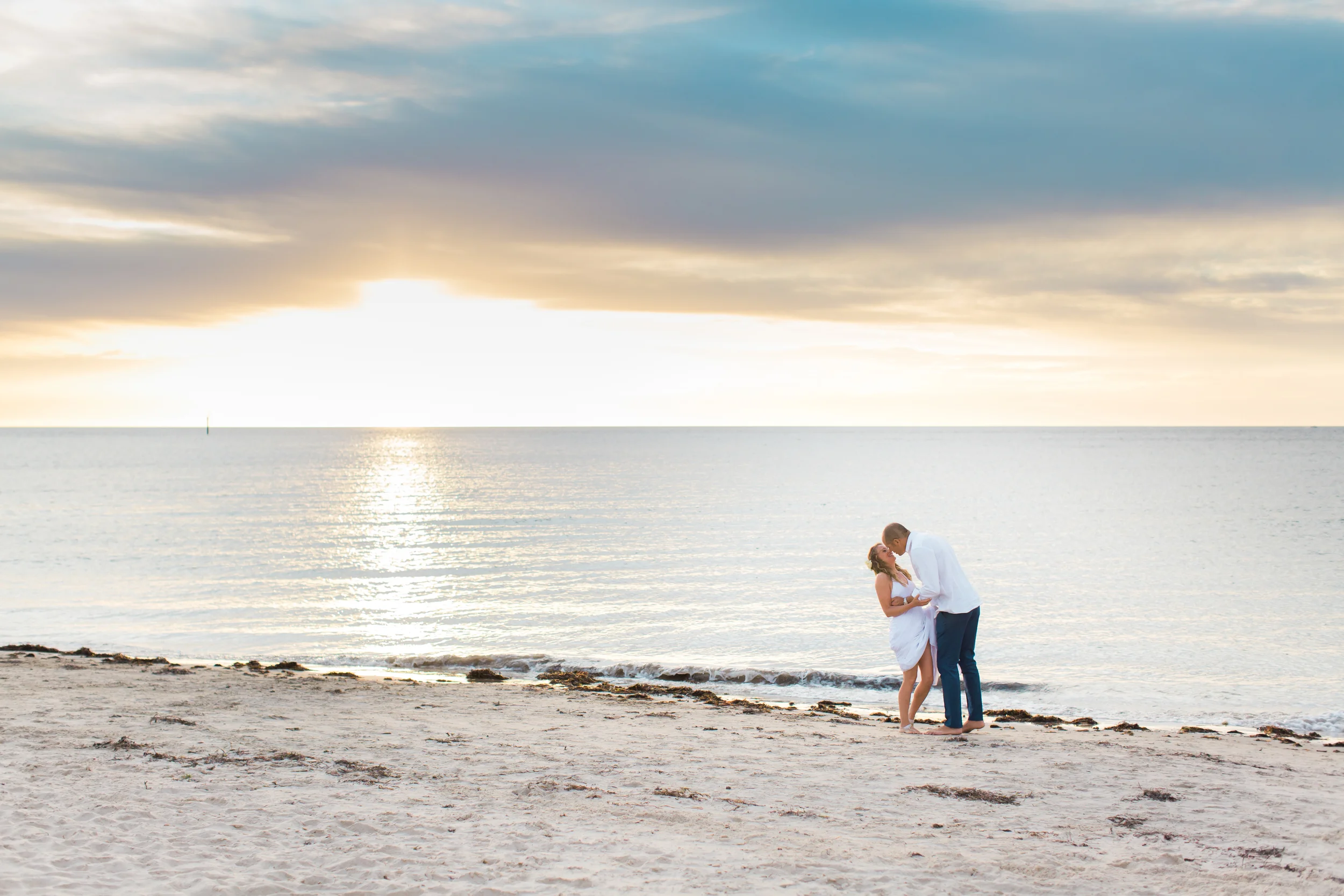 Chris & Michelle's Bohemian Beach Wedding