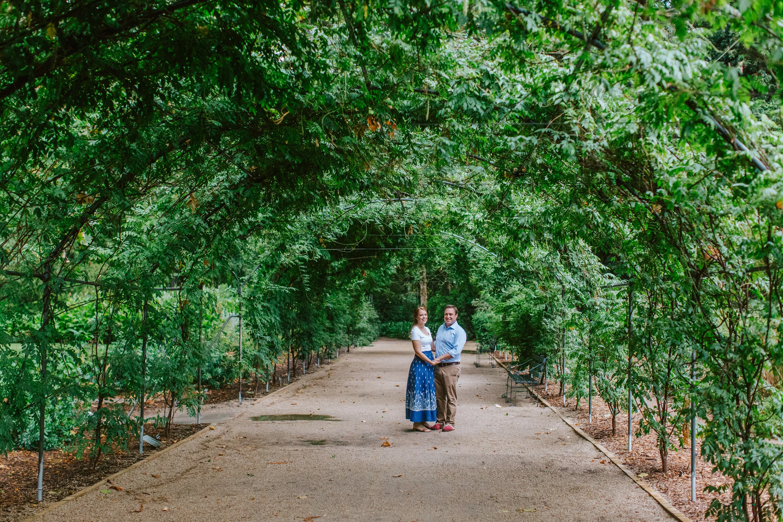 Marc & Madeline's Stormy Botanic Engagement Session