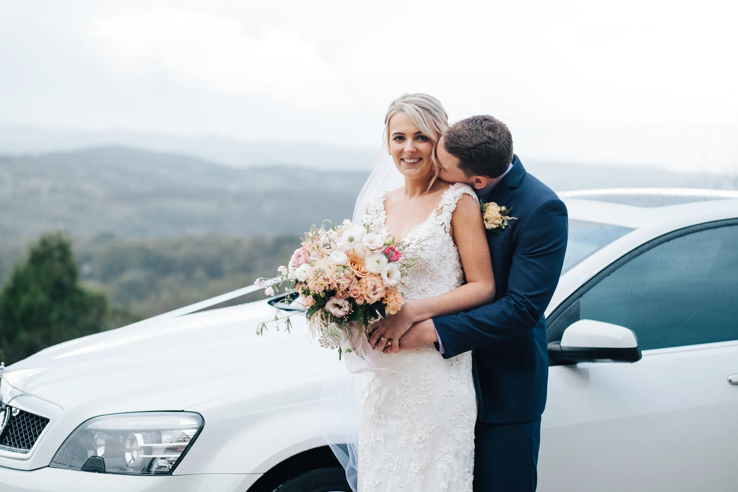 Maddie & Harry's Stormy Mt Lofty Wedding
