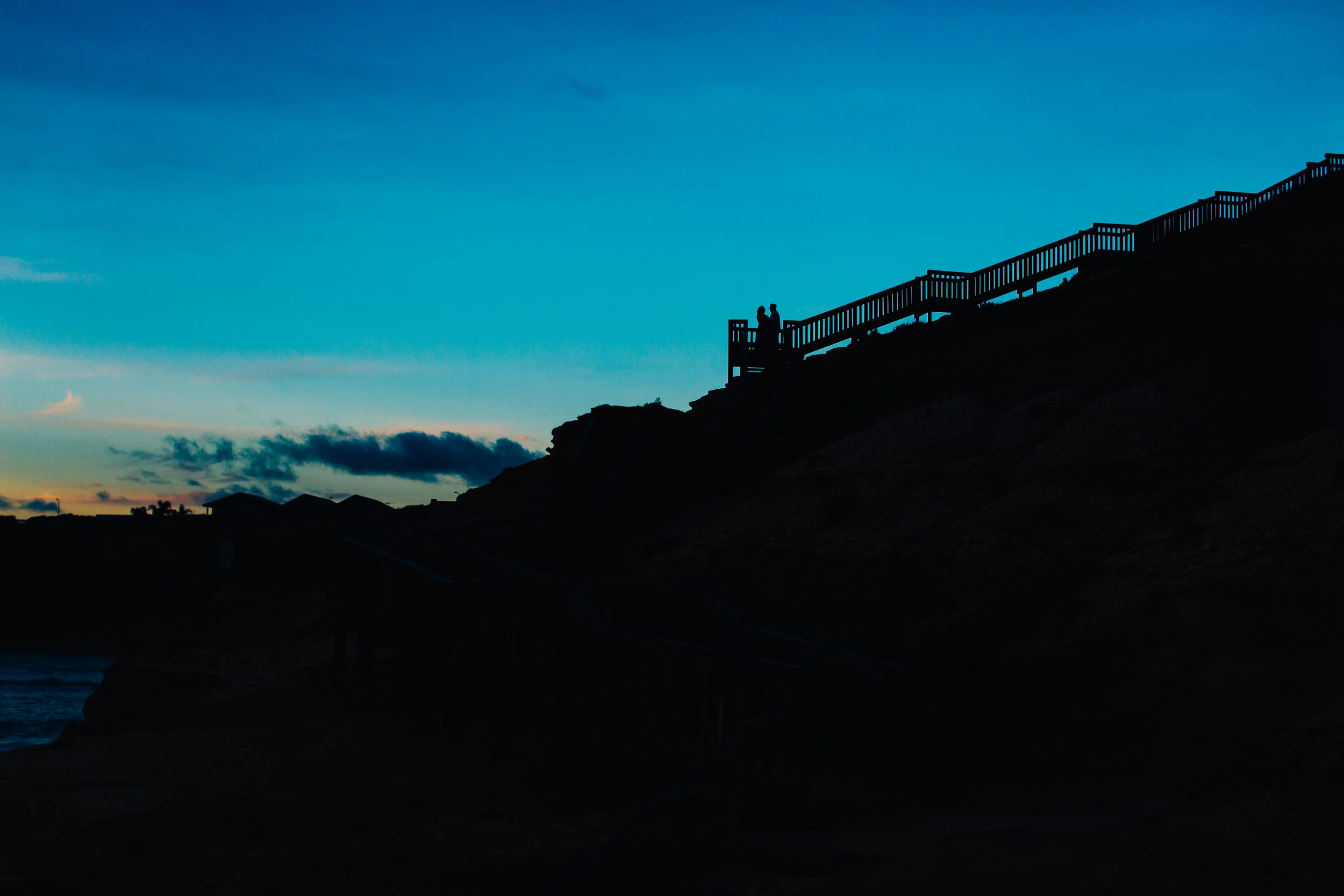 Frances & David's Rugged Coastline Engagement Session