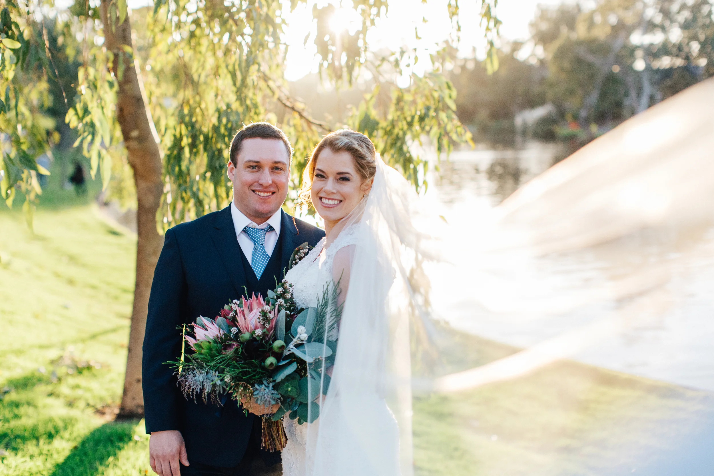 Madeline & Marc's Sunshine Filled Winter Wedding