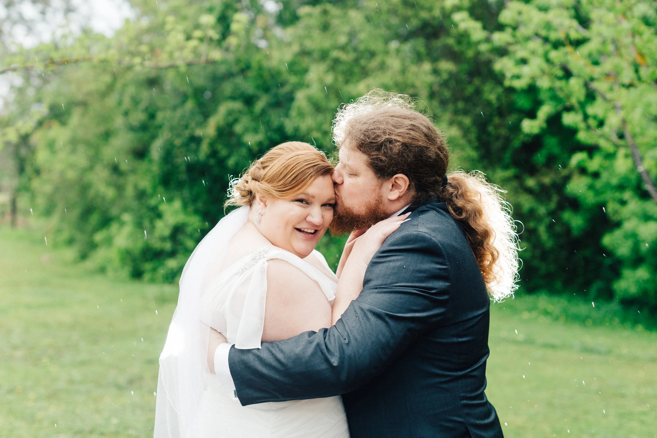 Adi & Aidin's Beautiful Rainy Wedding Day at Middlebrook Estate