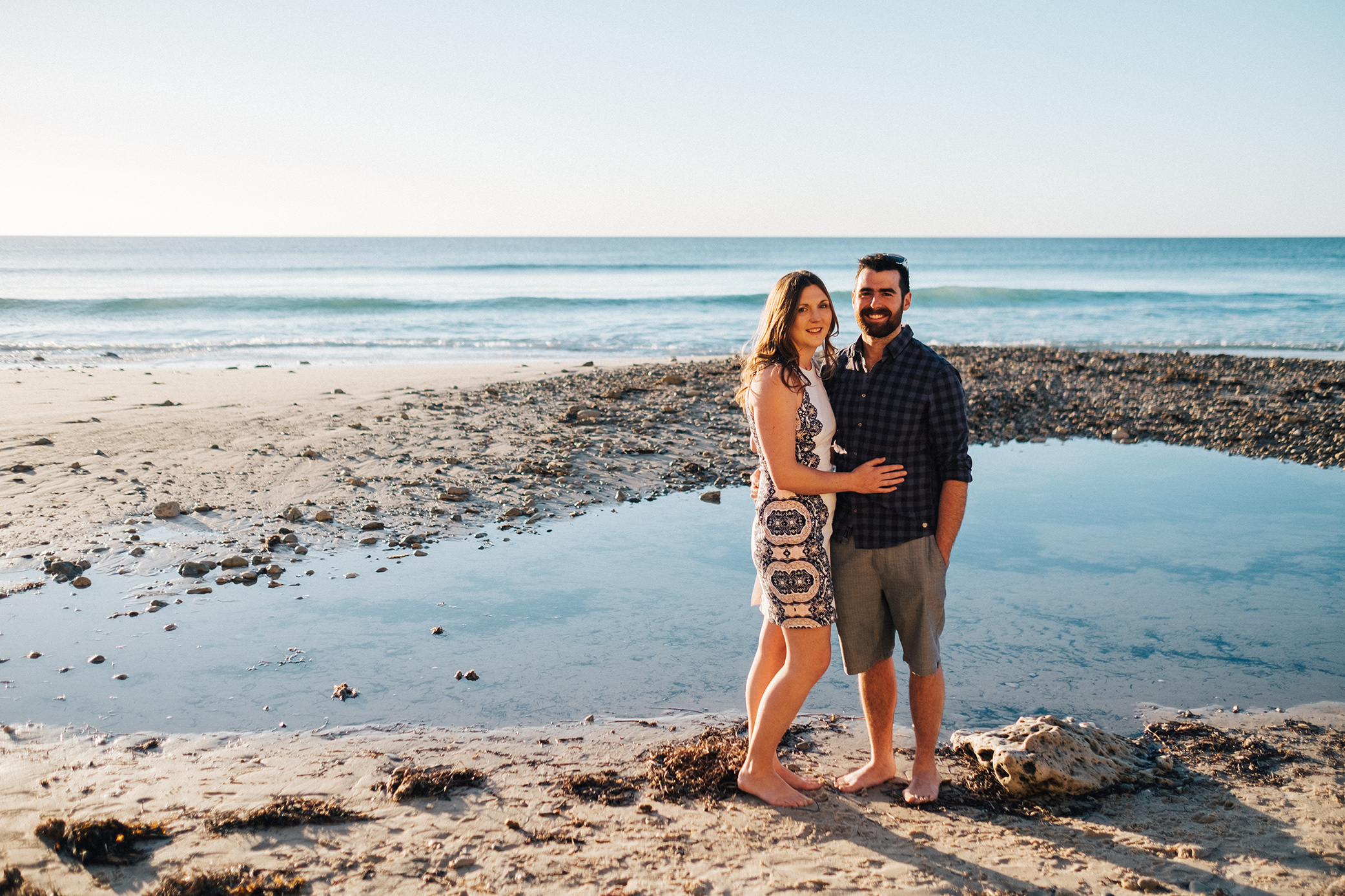 Beach sunset engagement photos willunga 003.jpg